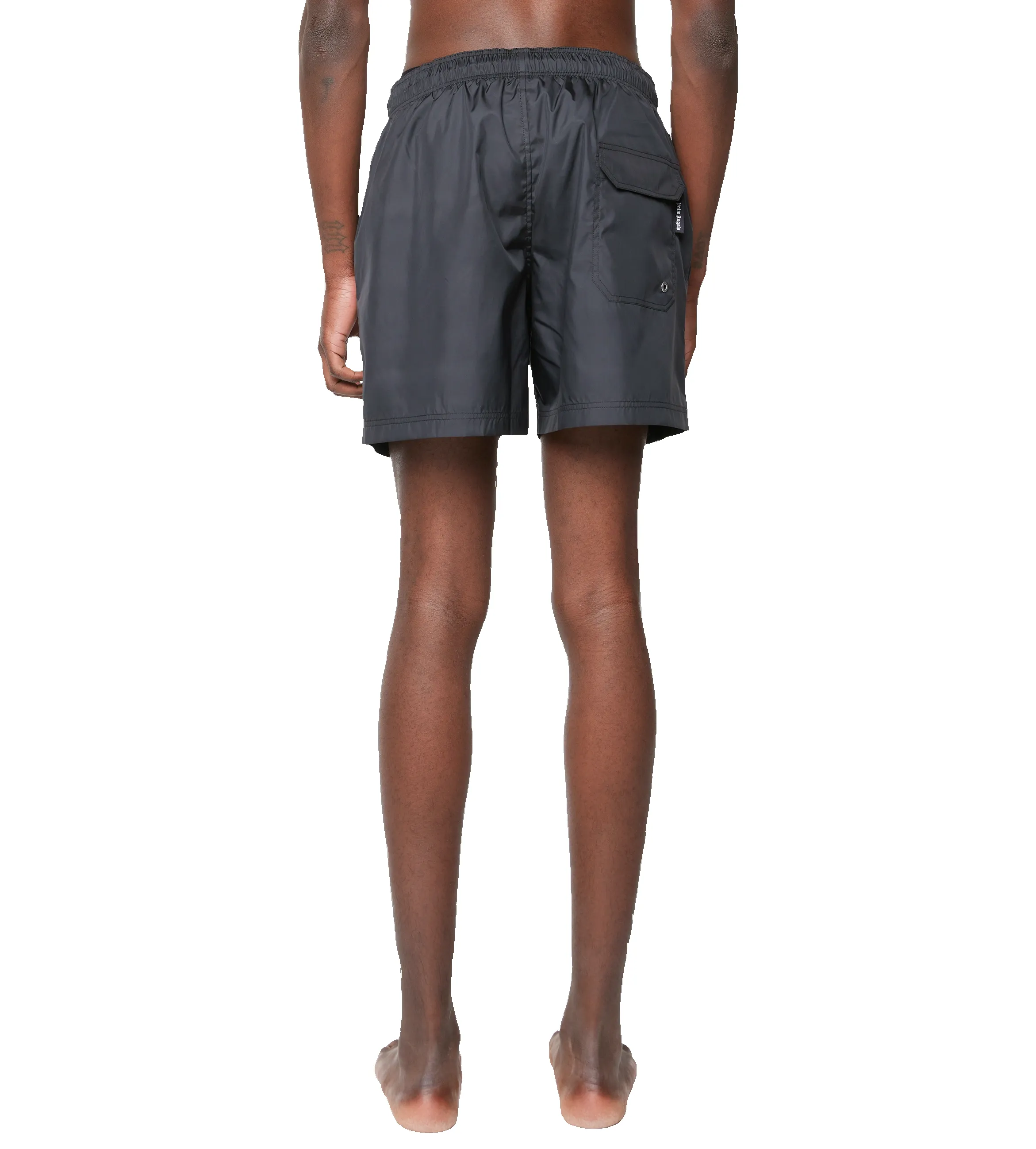 Logo Embroidered Swimshort Black sold by FOUR Amsterdam product image thumbnail 3