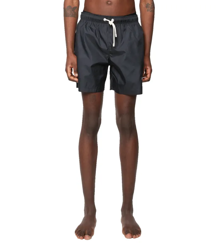 Logo Embroidered Swimshort Black sold by FOUR Amsterdam