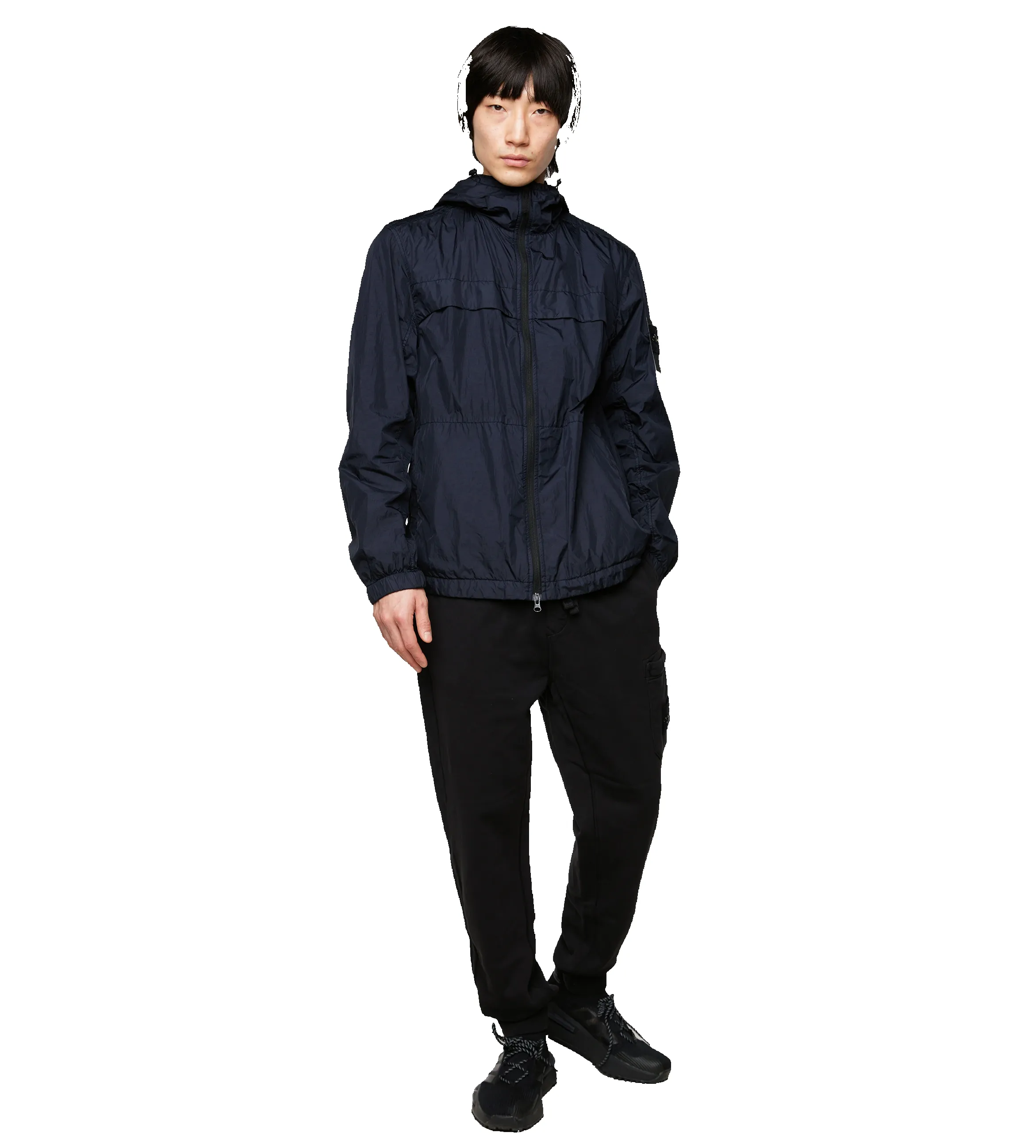 Compass-patch Lightweight Jacket Navy sold by FOUR Amsterdam product image thumbnail 2