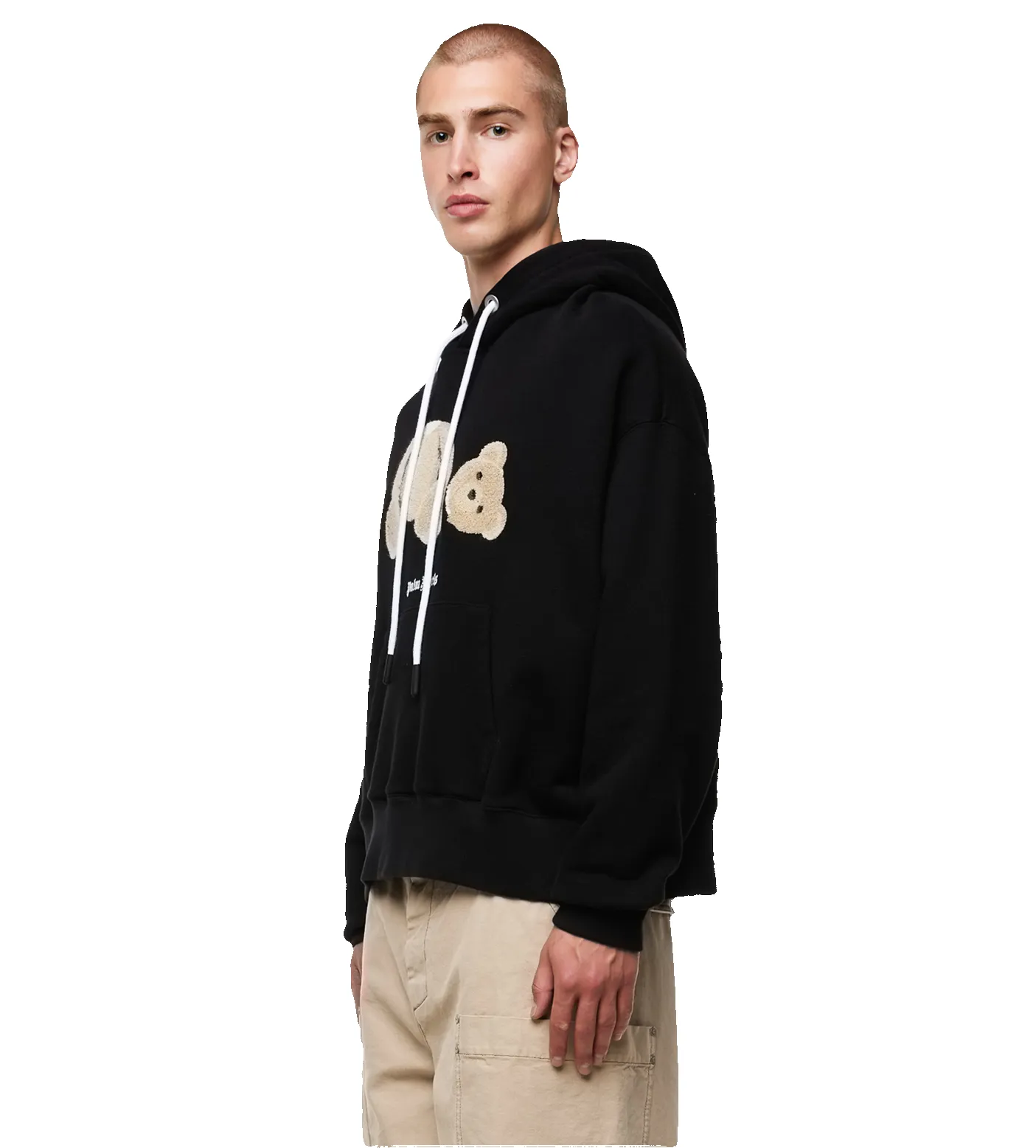 Bear Hoodie Black sold by FOUR Amsterdam product image thumbnail 3