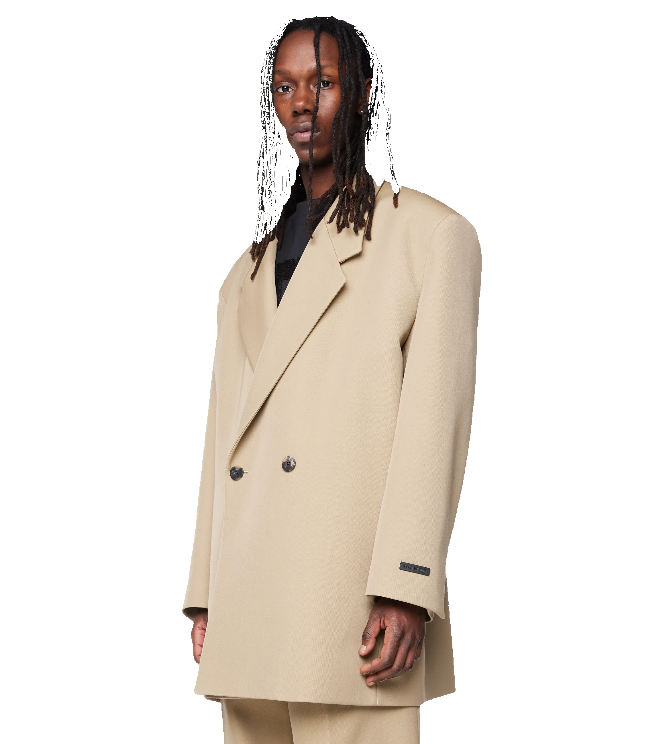 Heavy Twill California Blazer Dune sold by FOUR Amsterdam product image thumbnail 4