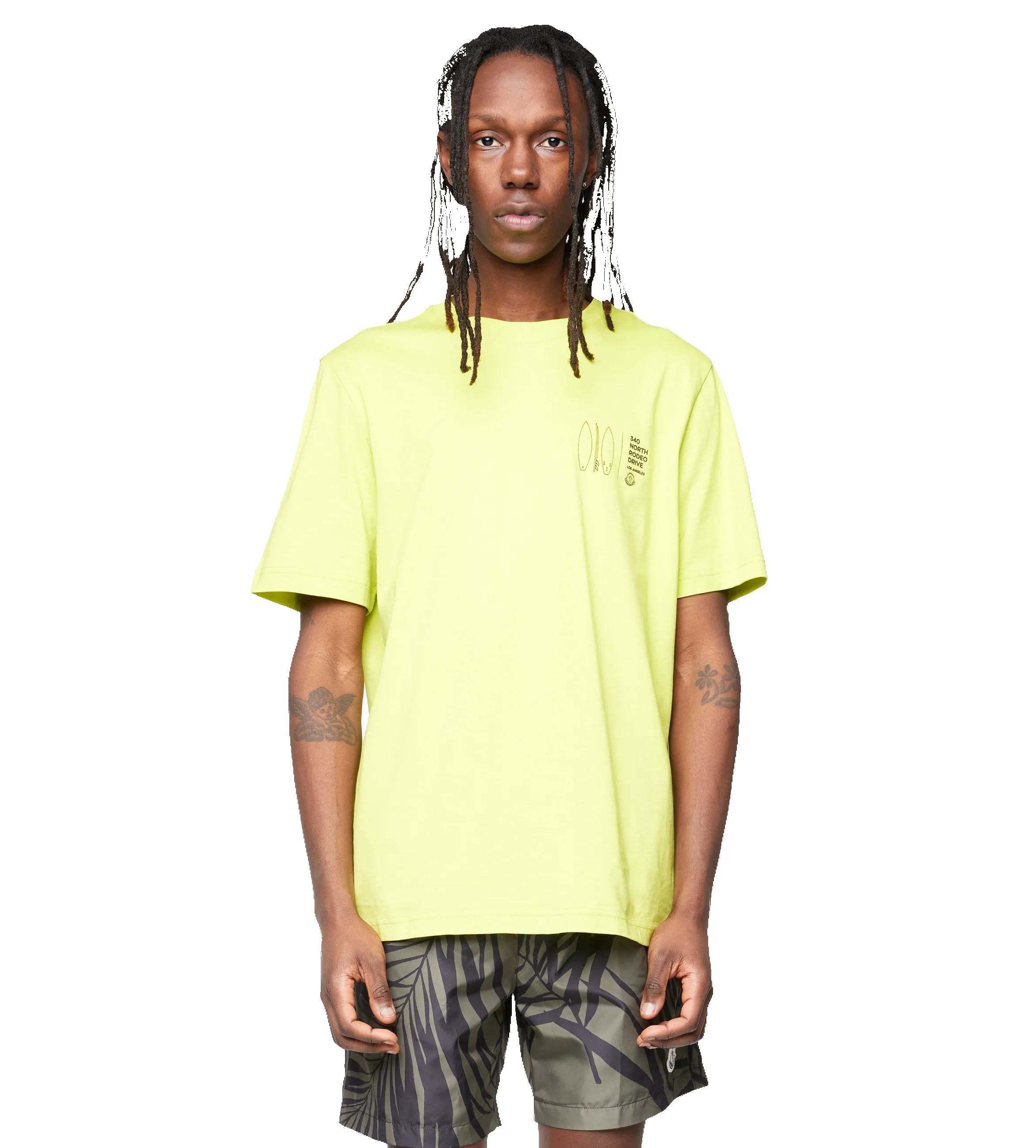 Printed Motif T-shirt Green sold by FOUR Amsterdam