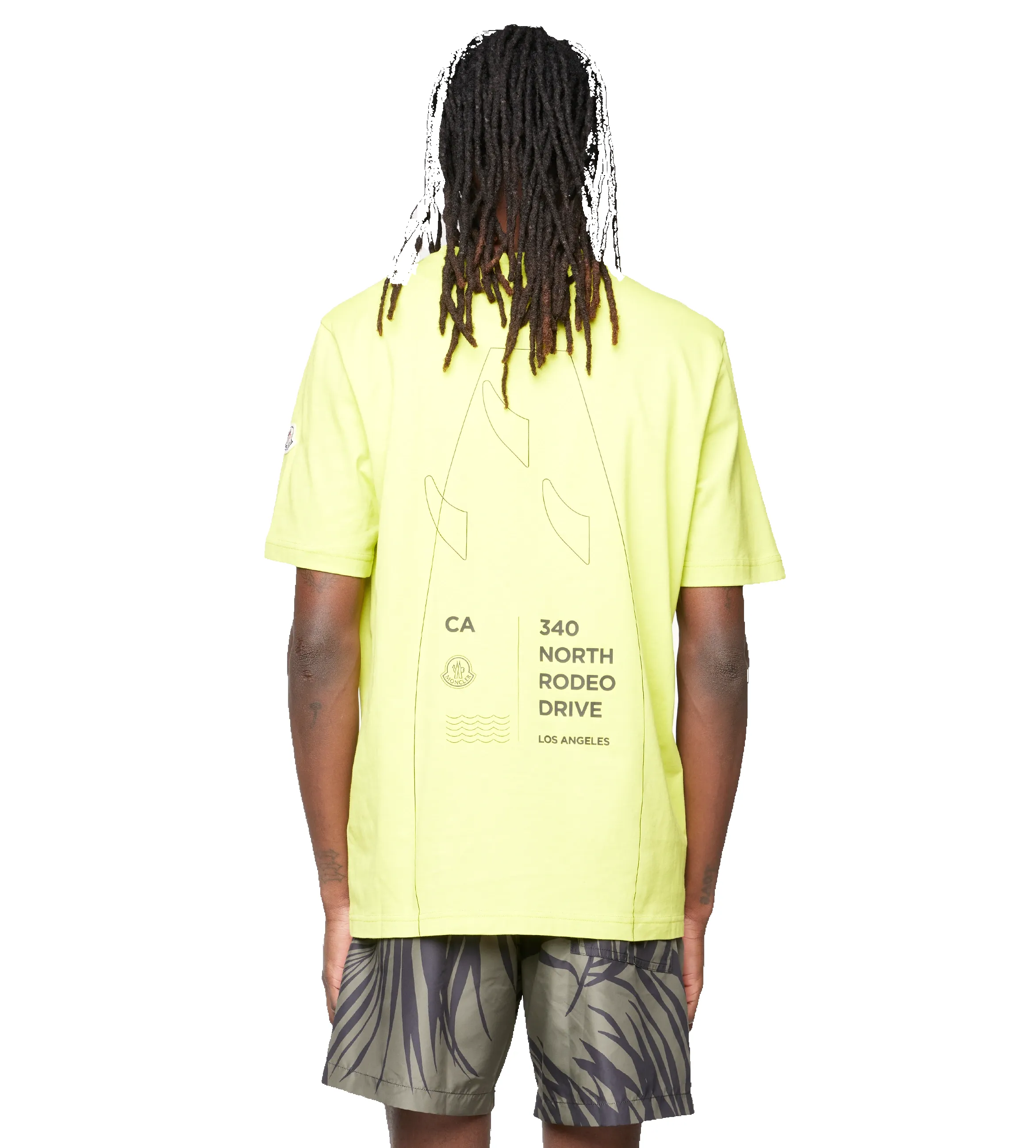 Printed Motif T-shirt Green sold by FOUR Amsterdam product image thumbnail 3