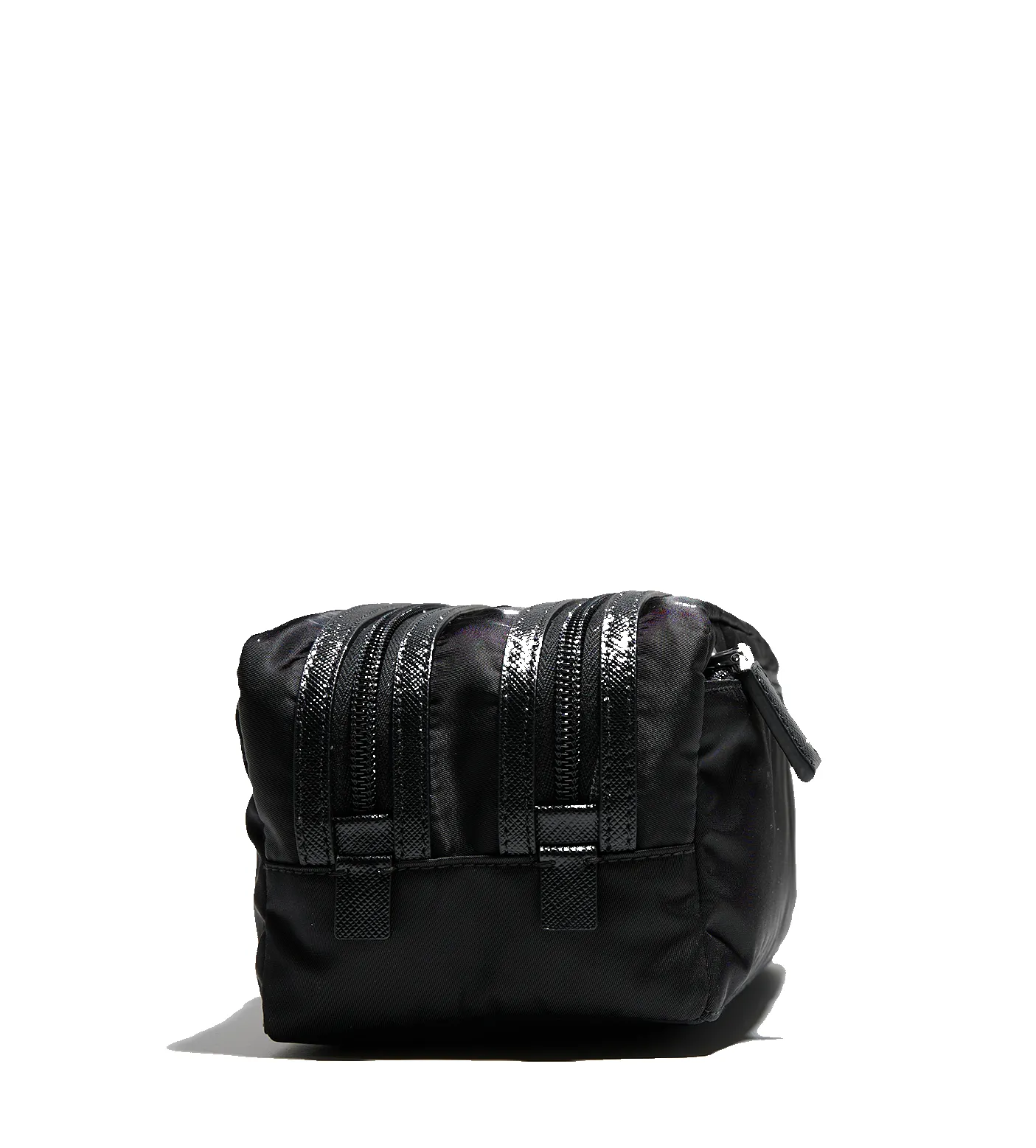 Re-Nylon Saffiano Travel Pouch Black sold by FOUR Amsterdam product image thumbnail 4