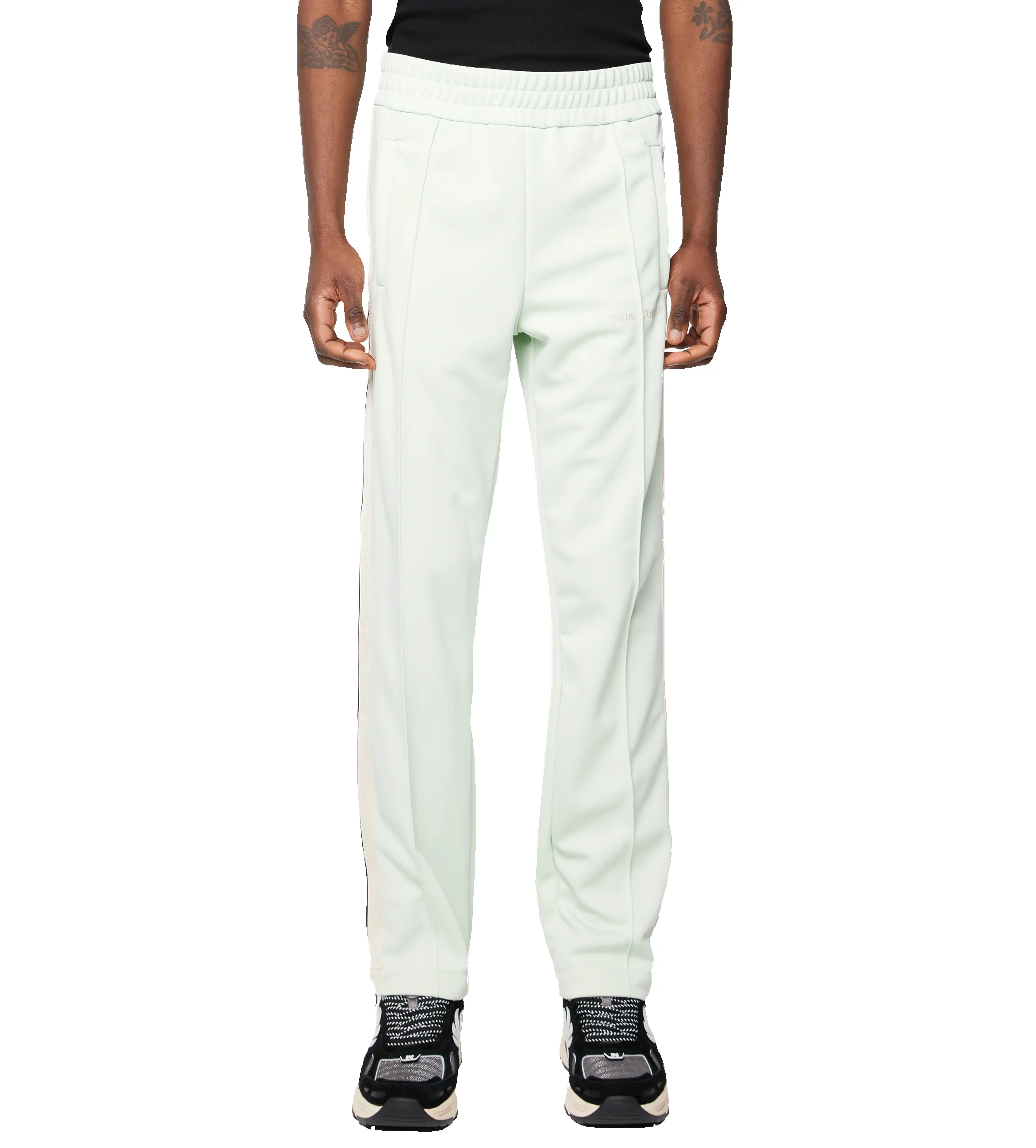 Monogram Embroidered Logo Trackpants Mint sold by FOUR Amsterdam