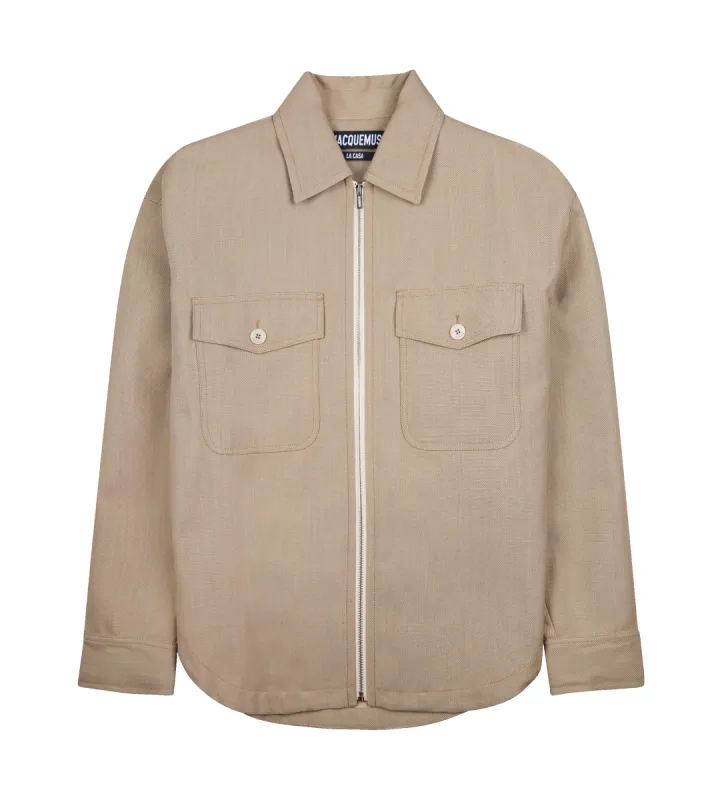 Le blouson Montaigne Beige made by FOUR Amsterdam