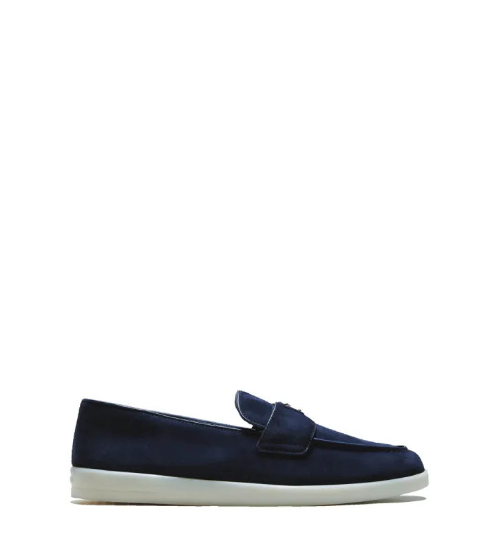 Suede Loafers Blue sold by FOUR Amsterdam