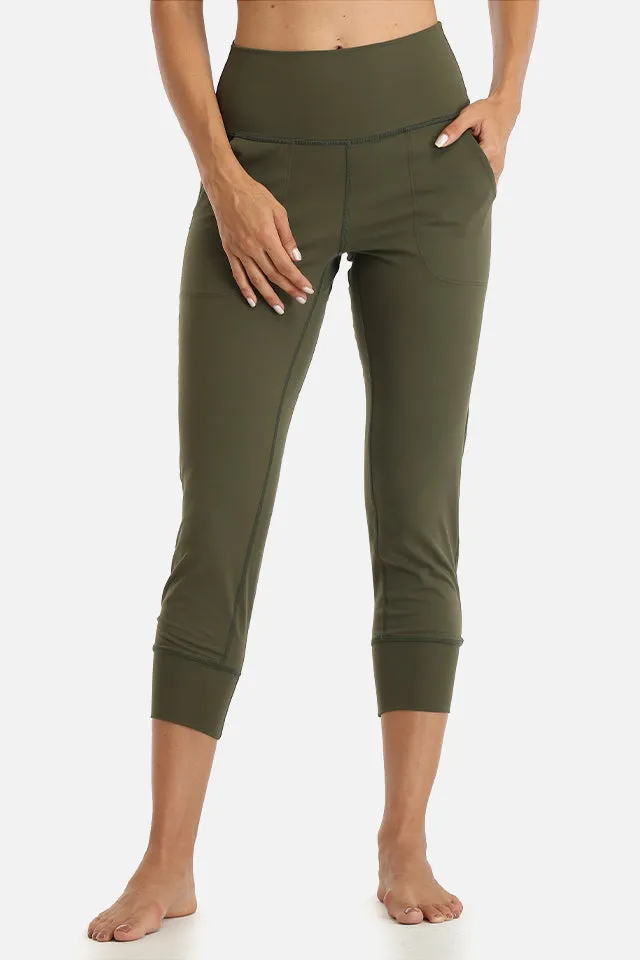 High Waisted Capri Length Jogger 21'' Inseam sold by Colourful Koala product image thumbnail 5