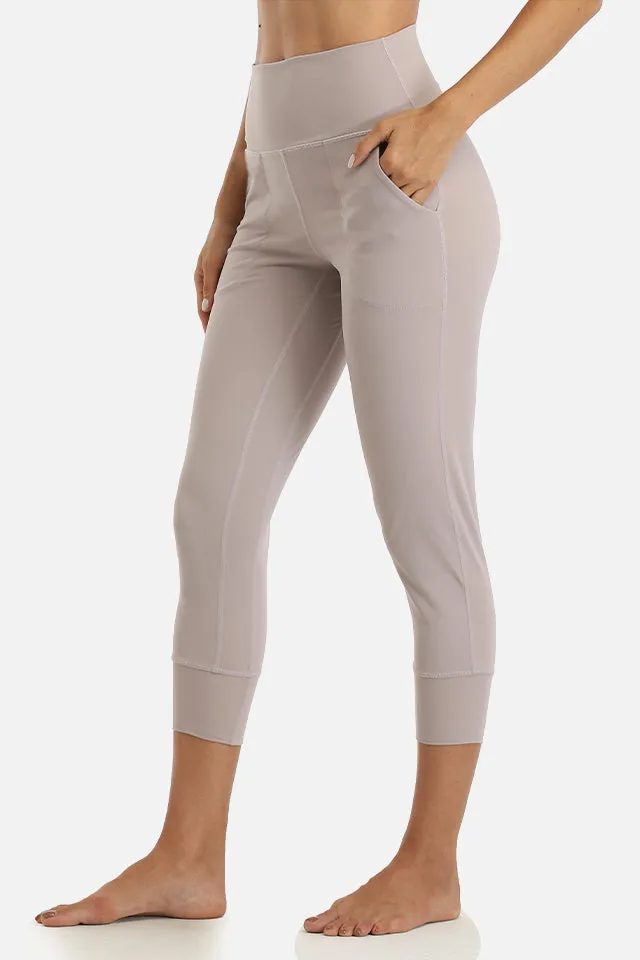 High Waisted Capri Length Jogger 21'' Inseam sold by Colourful Koala