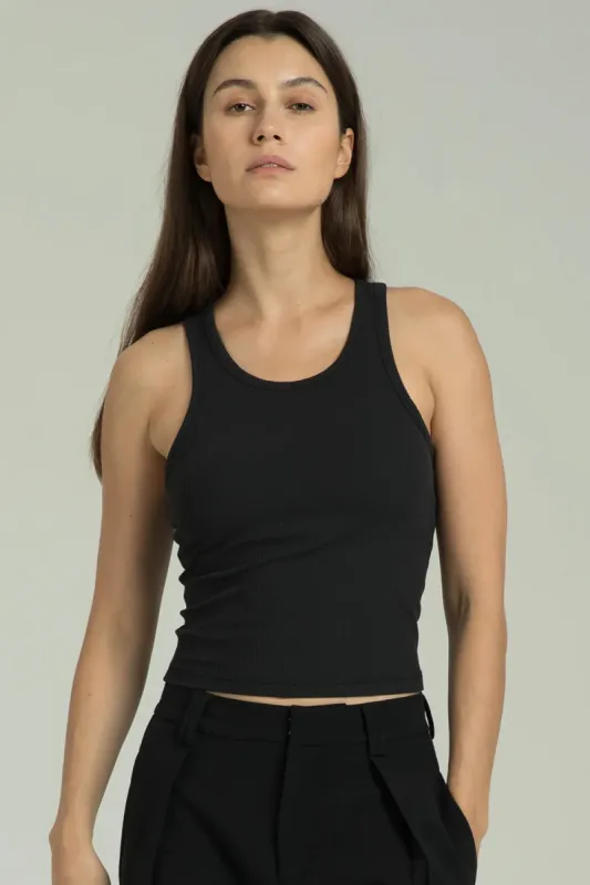 Dreamlux Ribbed with Built-in Shelf Bra Tank sold by Colourful Koala