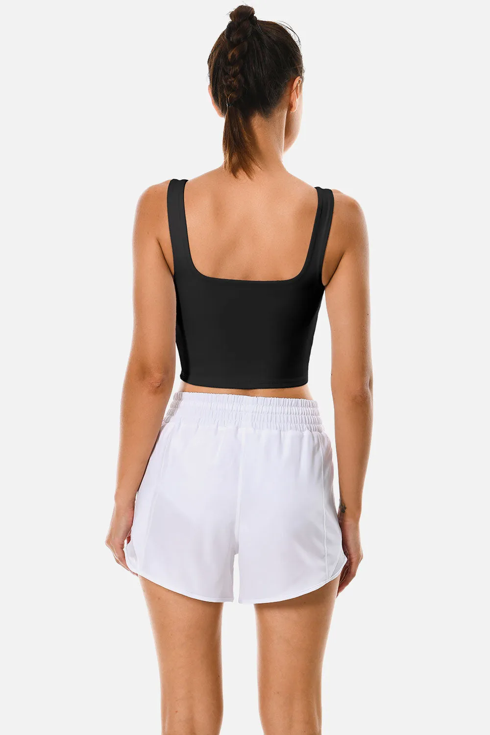 Body Contour Square Neck Double Lined Tank sold by Colourful Koala product image thumbnail 4