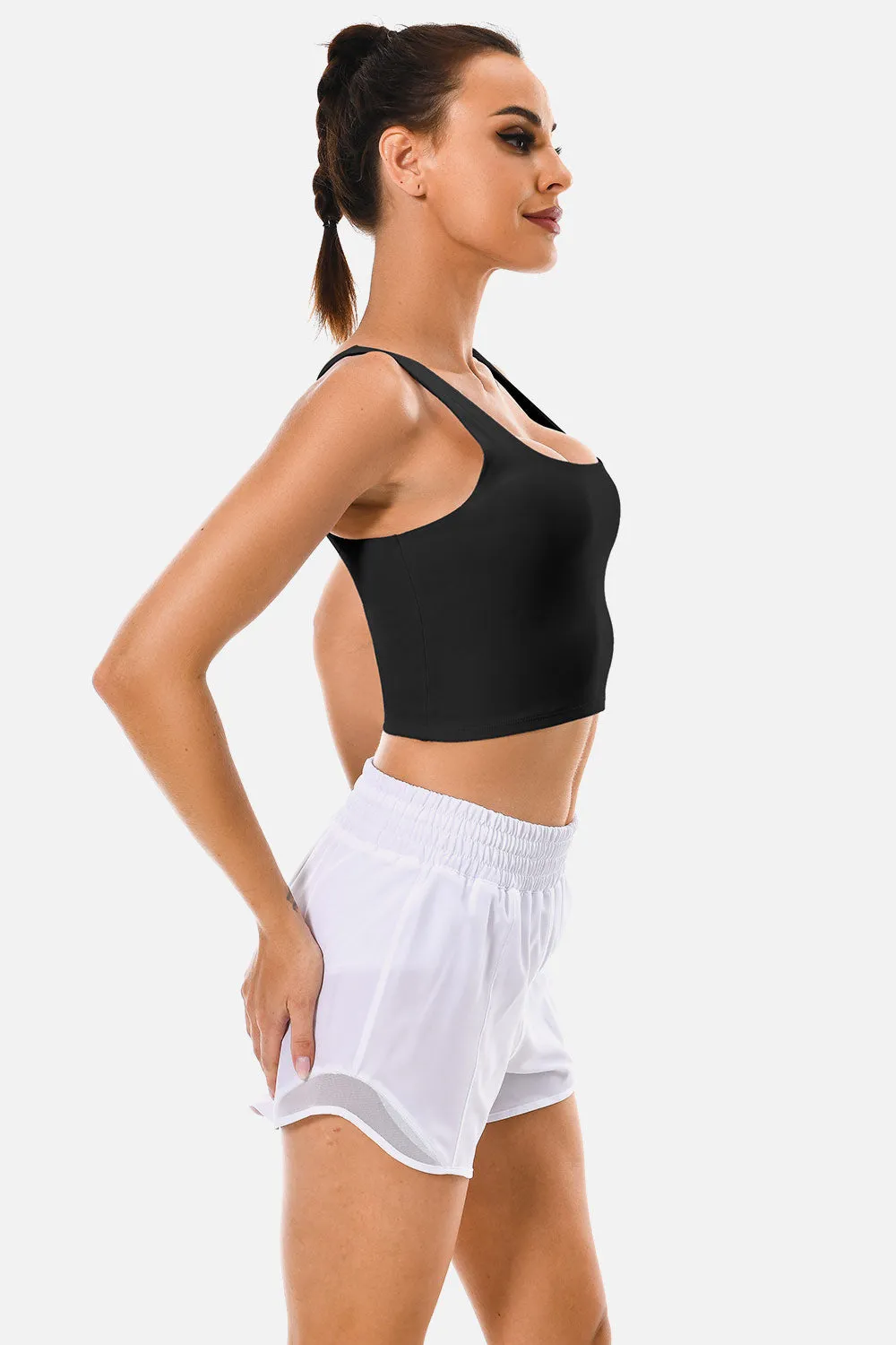 Body Contour Square Neck Double Lined Tank sold by Colourful Koala product image thumbnail 2