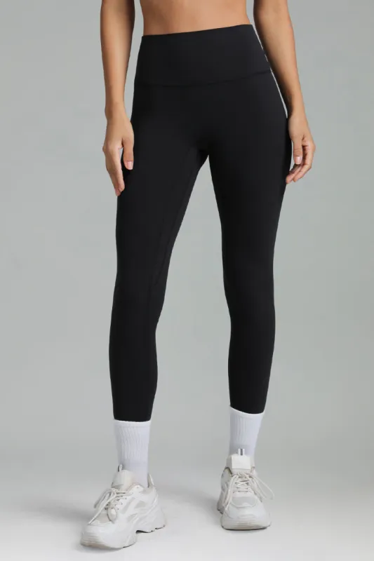 Dreamlux High Waisted No Front Seam Workout Full Length Leggings 28" sold by Colourful Koala