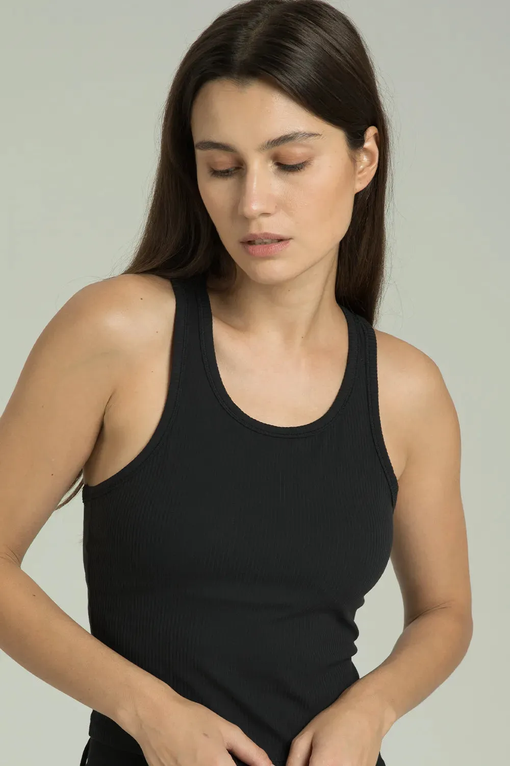 Colorfulkoala - Dreamlux Ribbed with Built-in Shelf Bra Tank sold by Colourful Koala product image thumbnail 3