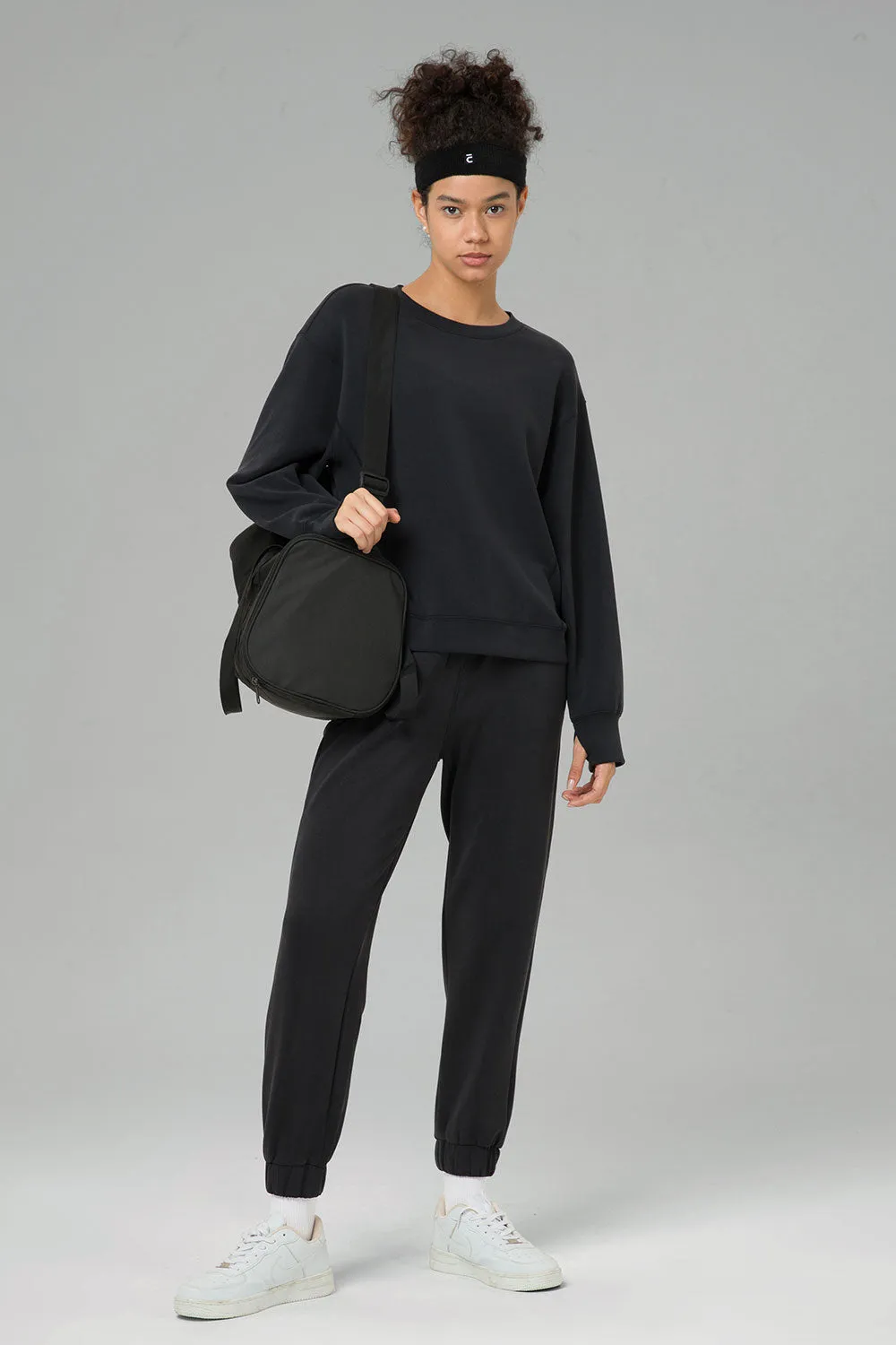 Velvra Modal Crewneck Long Sleeve Sweatshirts sold by Colourful Koala product image thumbnail 4