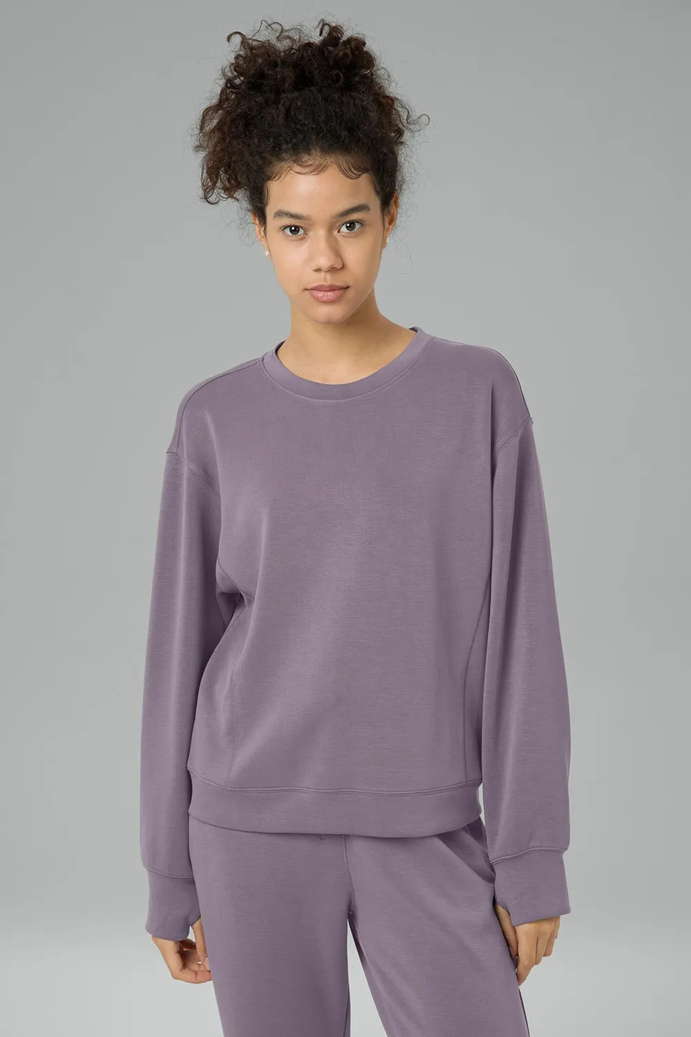 Velvra Modal Crewneck Long Sleeve Sweatshirts sold by Colourful Koala product image thumbnail 5