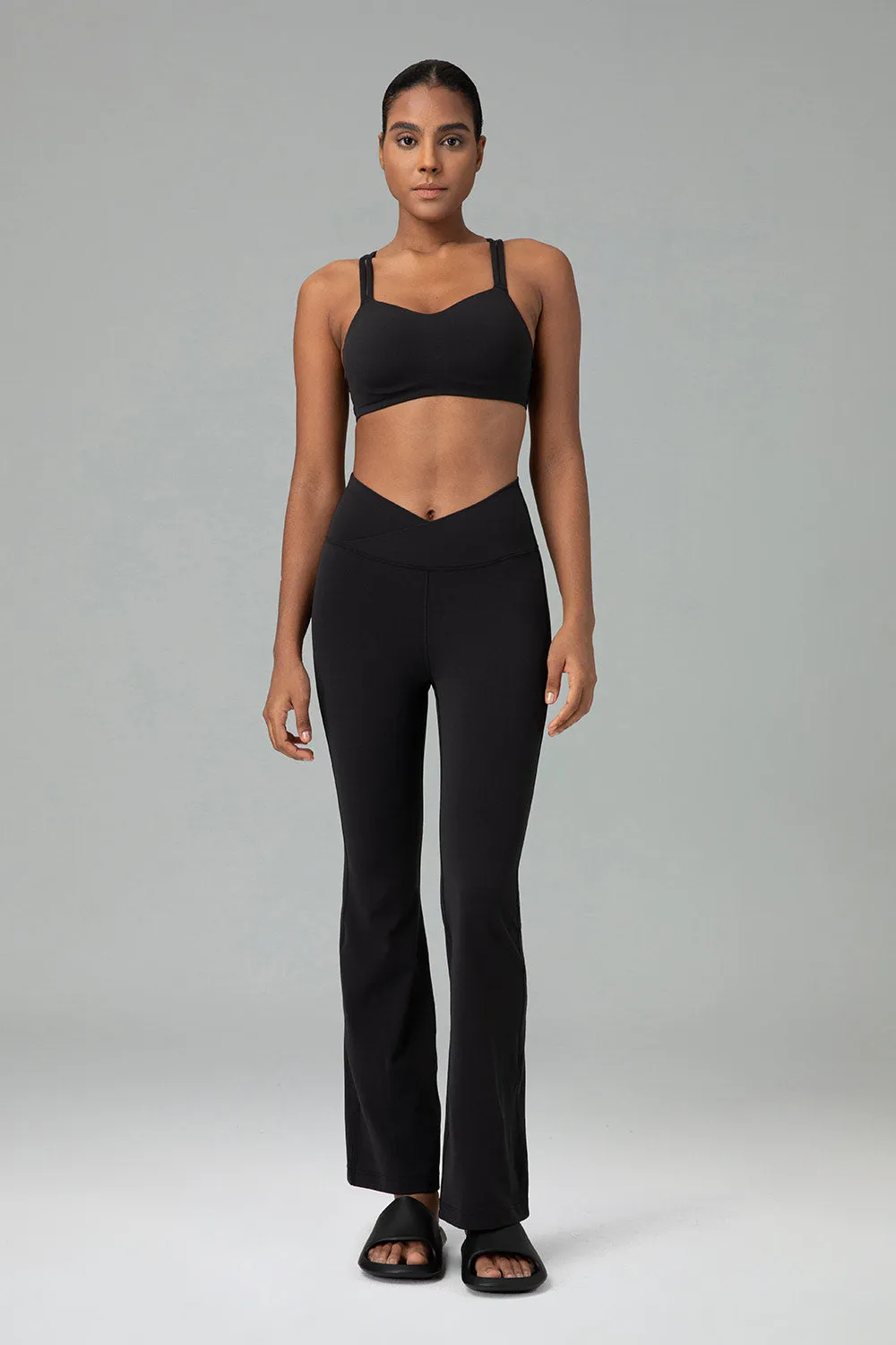 Colorfulkoala - Dreamlux Crossover Yoga Pants Flared Legging Bootcut 29.5" sold by Colourful Koala product image thumbnail 3