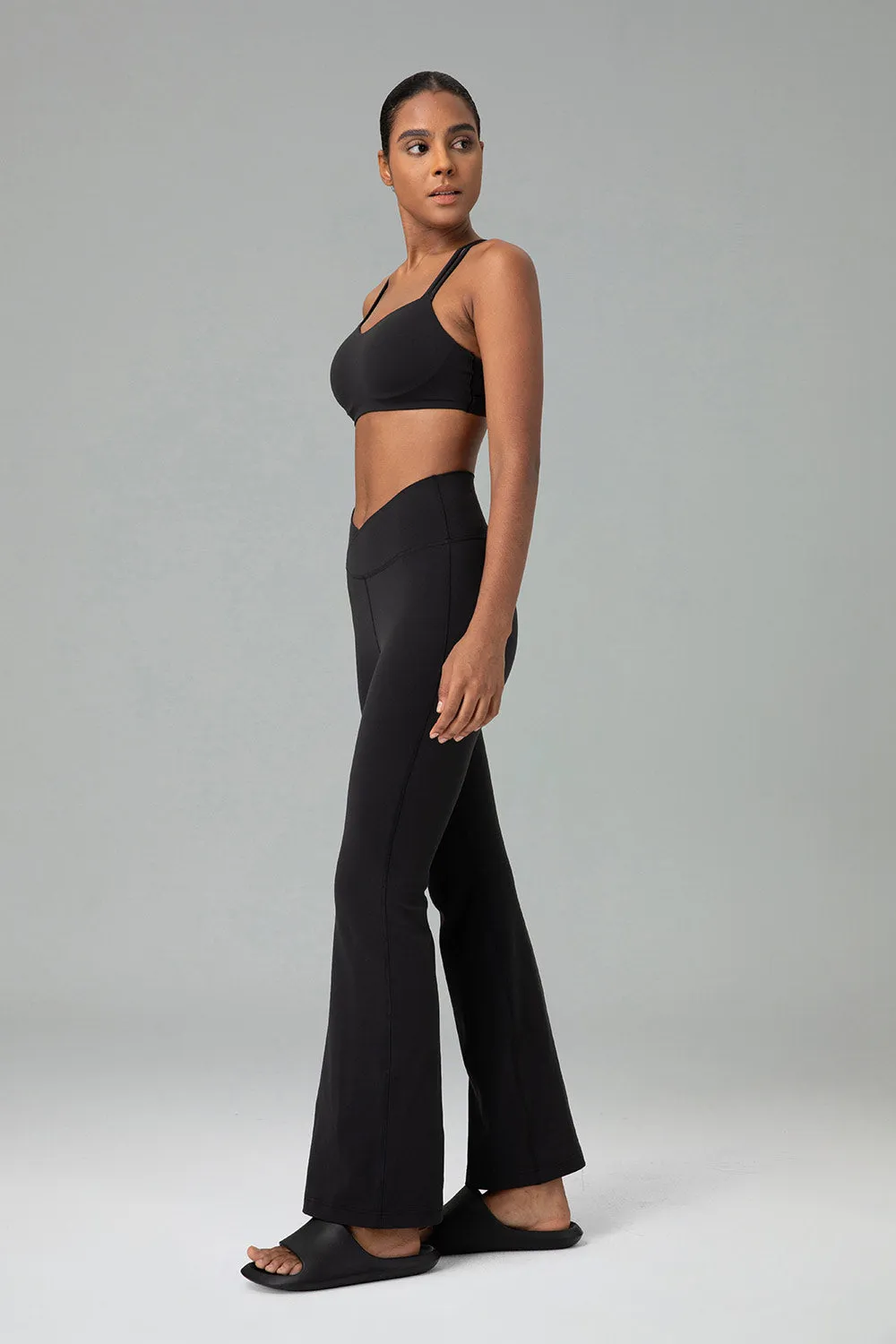 Colorfulkoala - Dreamlux Crossover Yoga Pants Flared Legging Bootcut 29.5" sold by Colourful Koala product image thumbnail 5