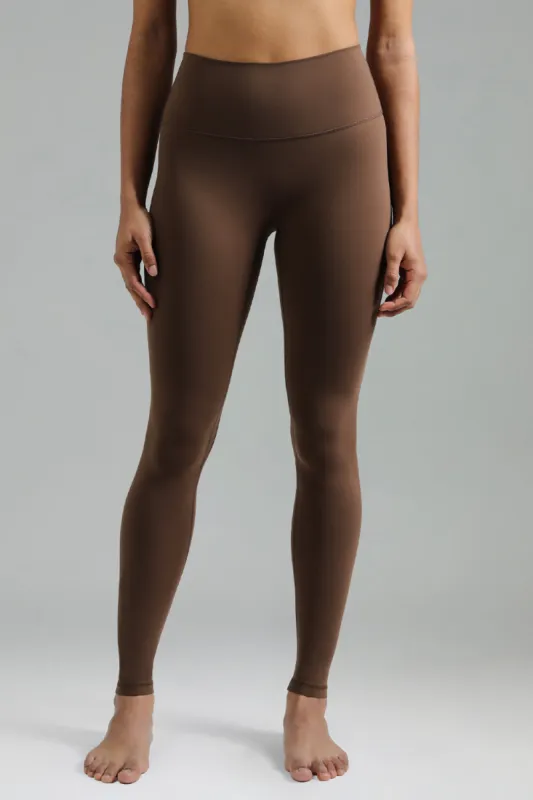 Colorfulkoala - Dreamlux High Waisted No Front Seam Workout Full Length Leggings 28" sold by Colourful Koala
