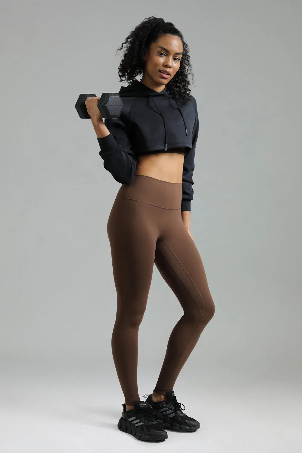 Dreamlux High Waisted No Front Seam 28" Full Length Workout Leggings sold by Colourful Koala product image thumbnail 5