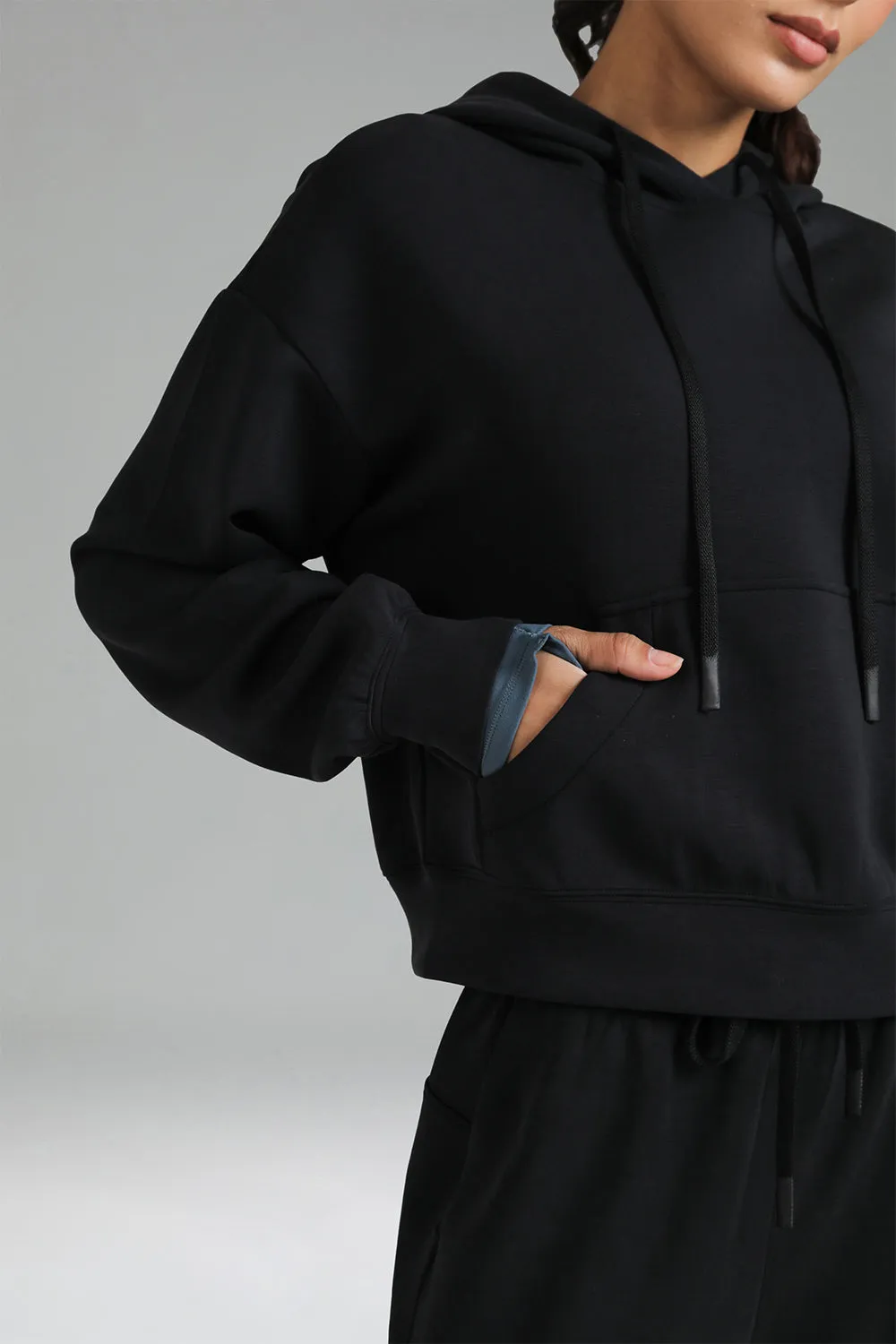 Colorfulkoala - Modal Cropped Hoodie Pullover sold by Colourful Koala product image thumbnail 3