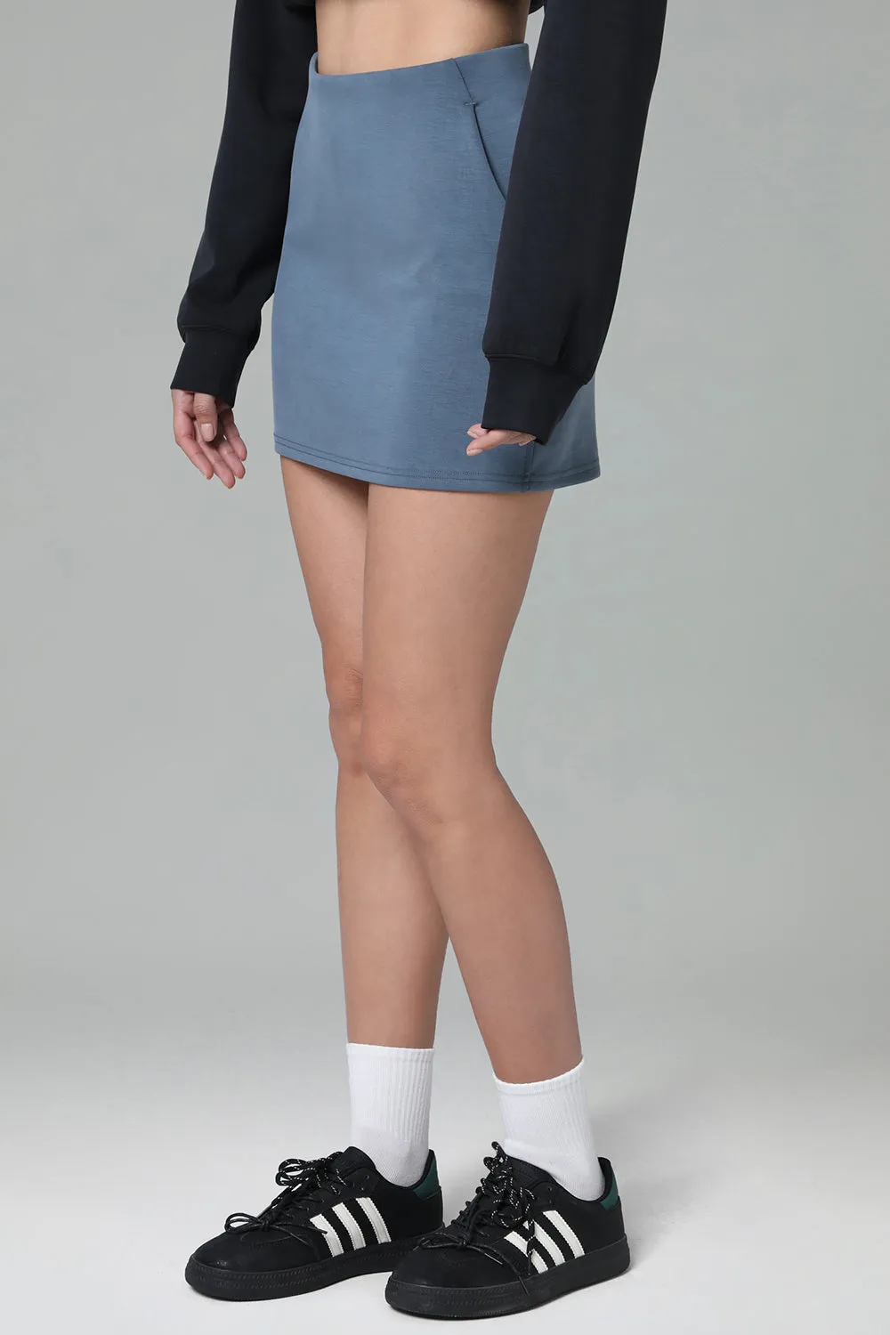 Velvra Modal Streamline A-Line Skirt w/ Pockets sold by Colourful Koala product image thumbnail 4