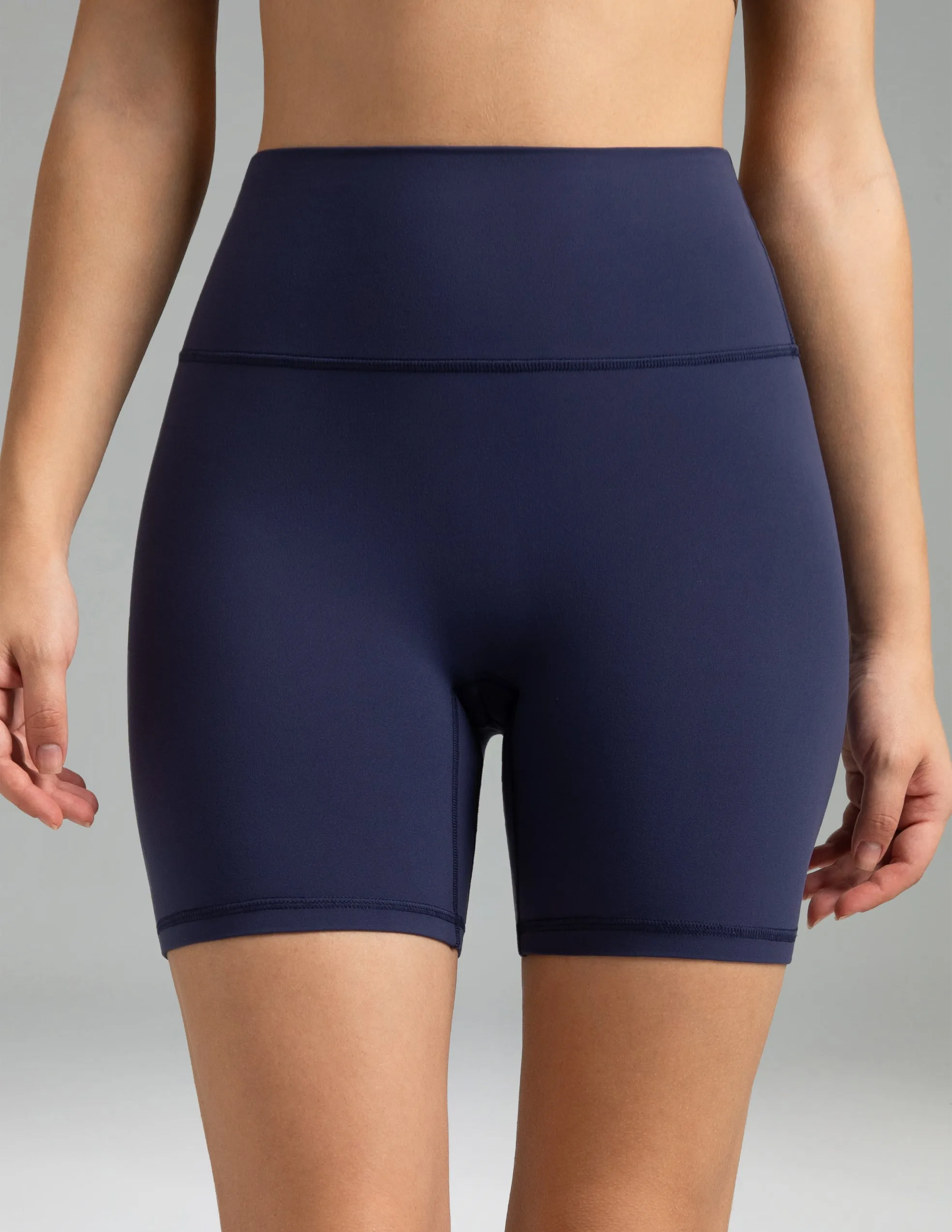 Dreamlux High Waisted No Front Seam 6" Workout Short sold by Colourful Koala product image thumbnail 2