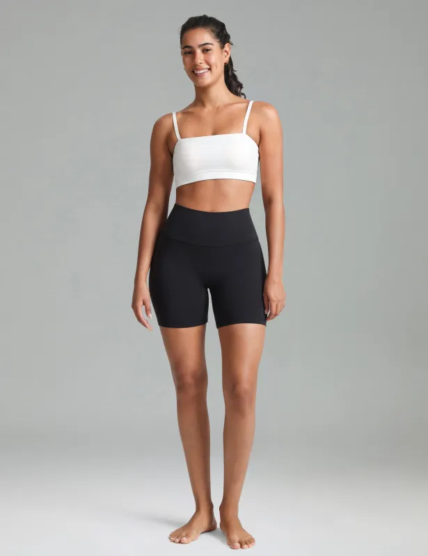 Colorfulkoala - Dreamlux High Rise No Front Seam Shorts 6" sold by Colourful Koala