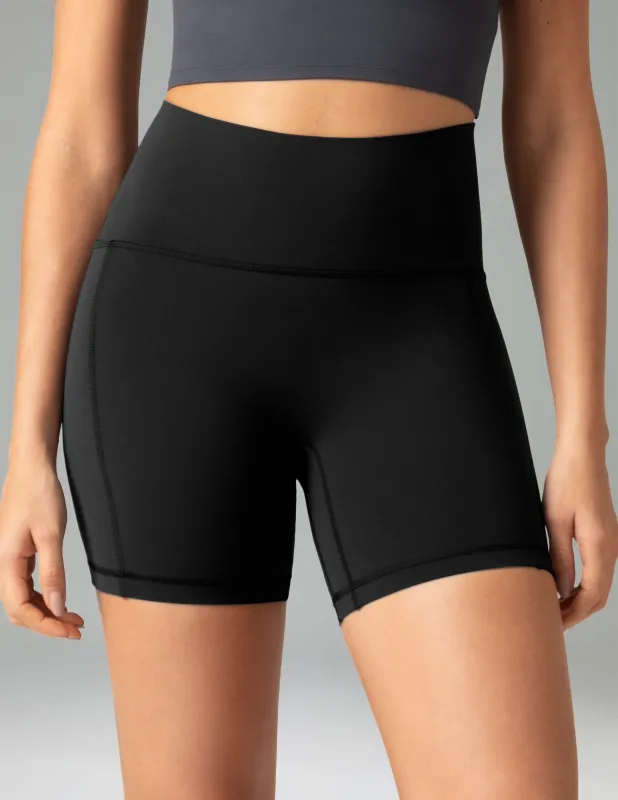 Colorfulkoala - Dreamlux High Waisted No Front Seam 6" Legging Shorts w/Pockets sold by Colourful Koala