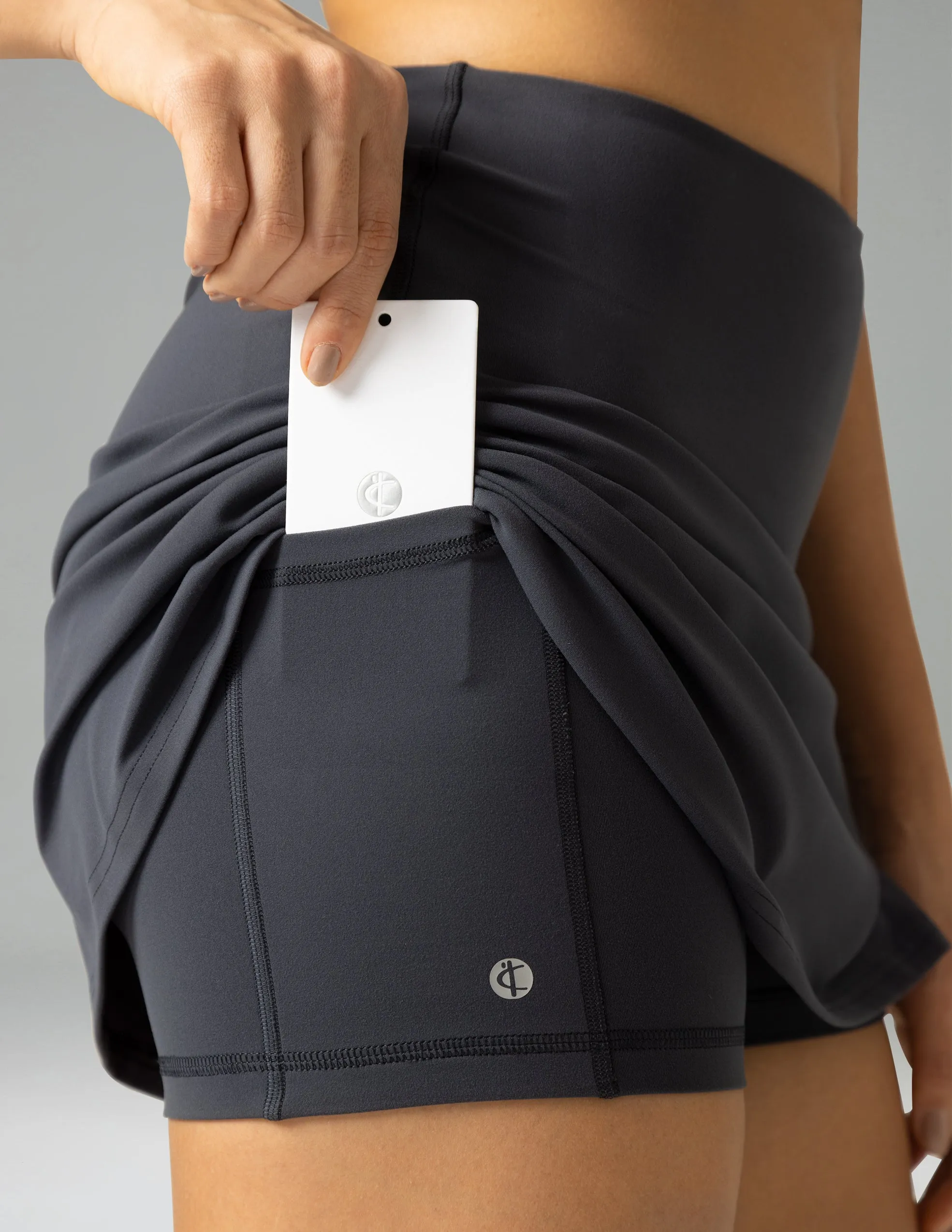 Dreamlux High Waisted Seamless Work Skirt w/ Built-in Shorts & Pockets sold by Colourful Koala product image thumbnail 5