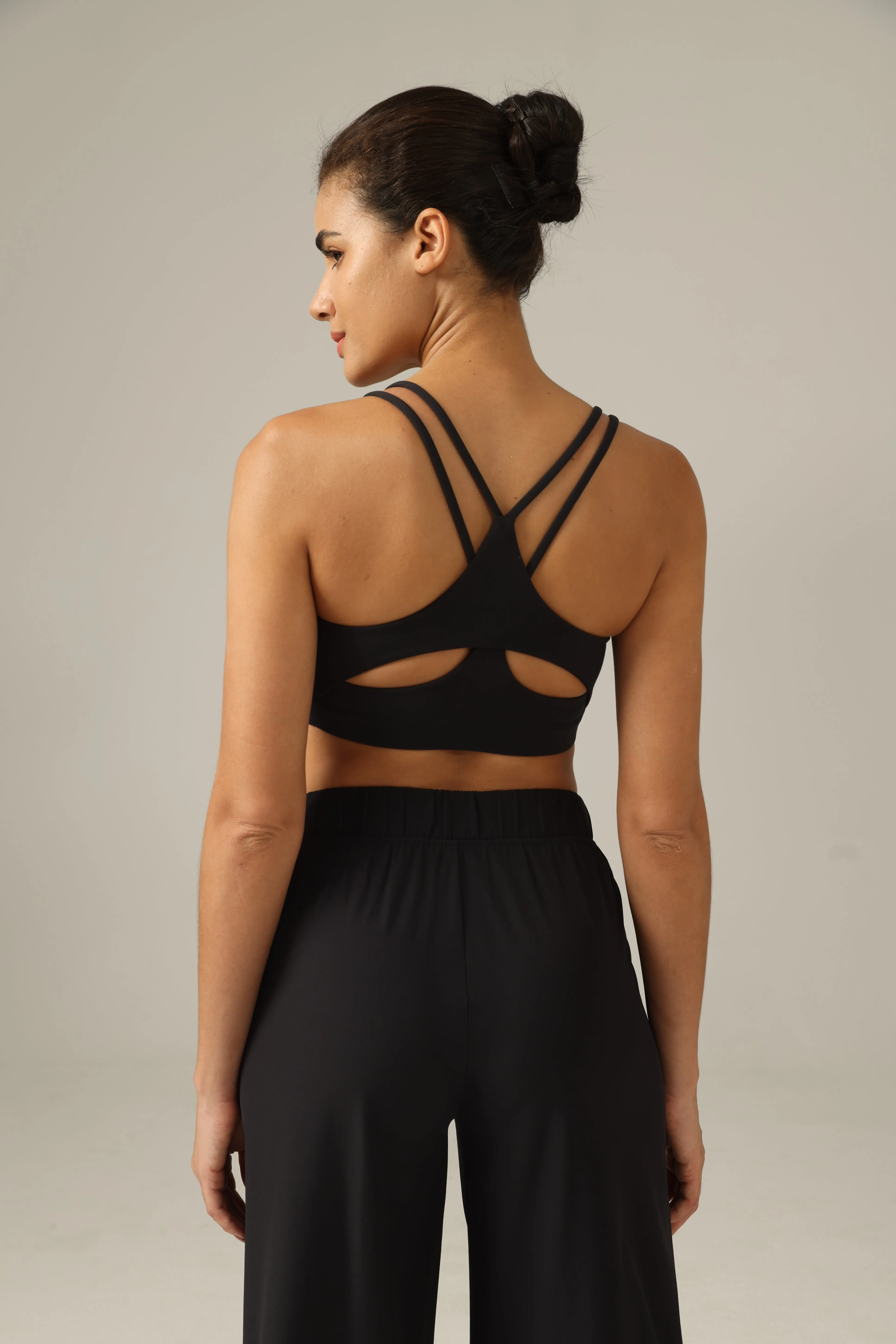 Dreamlux V-Neck Strappy Back Workout Bra – Light Support sold by Colourful Koala product image thumbnail 4