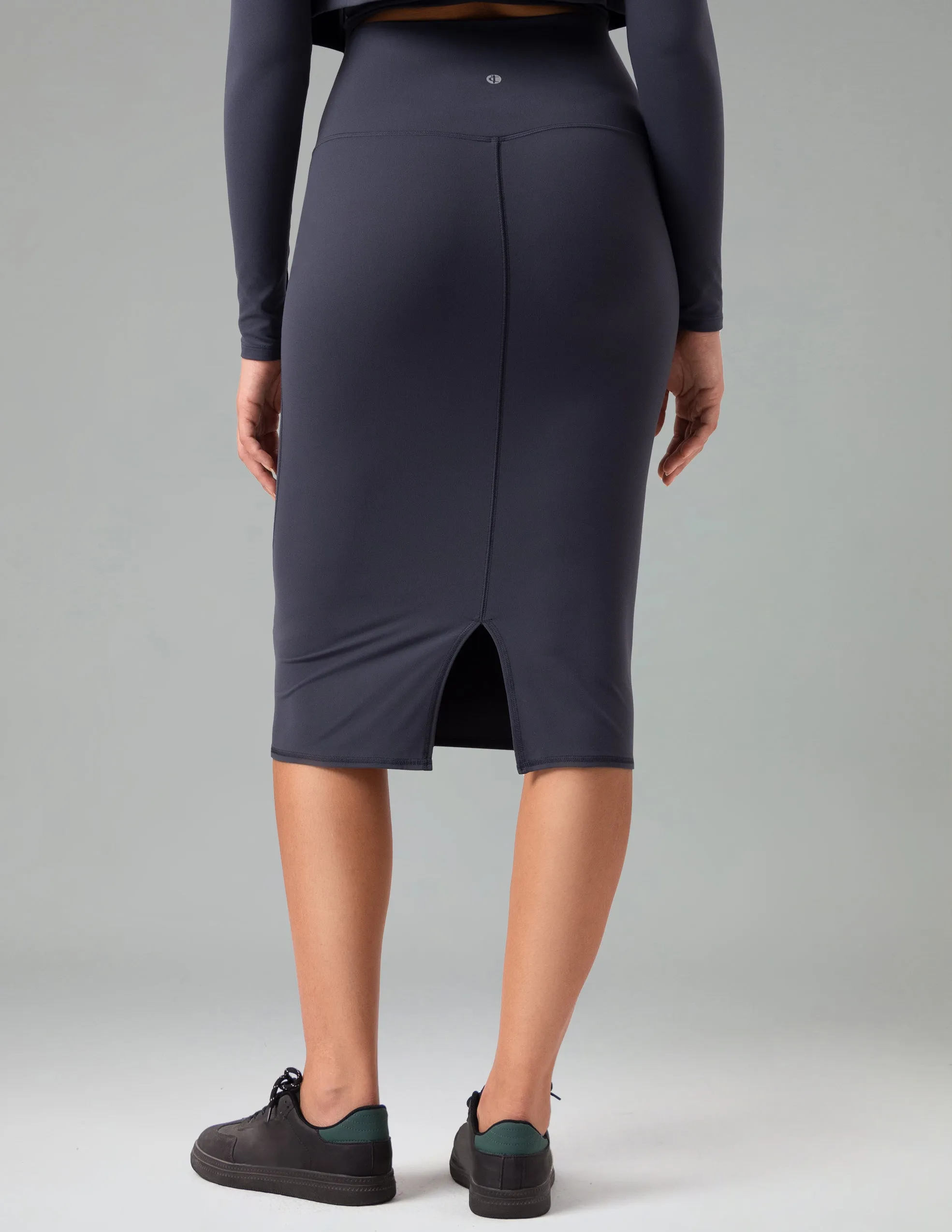 Dreamlux High-Rise Slim-Fit Midi Work Skirt sold by Colourful Koala product image thumbnail 4