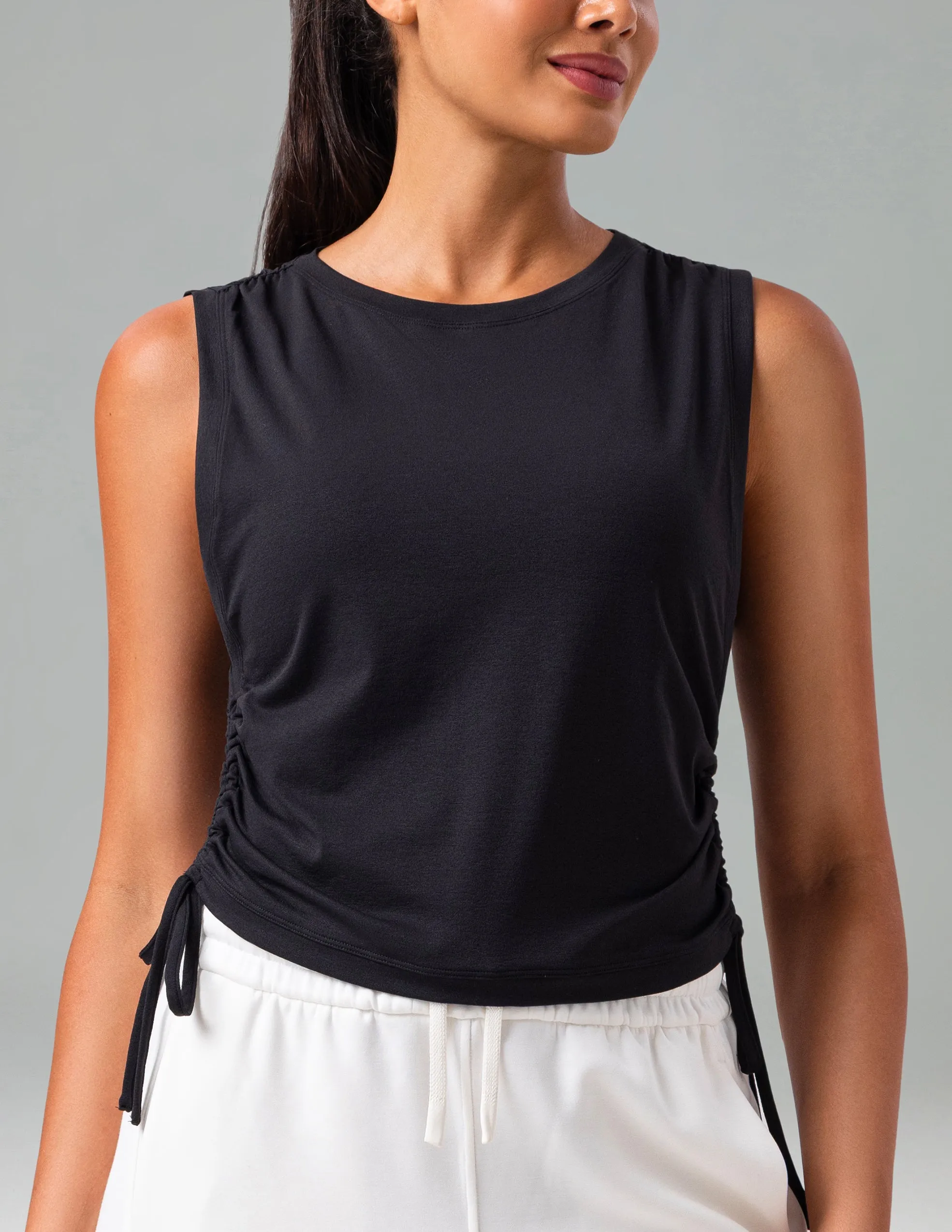 Sorona Adjustable Drawstring Cover-Up Tank Top sold by Colourful Koala