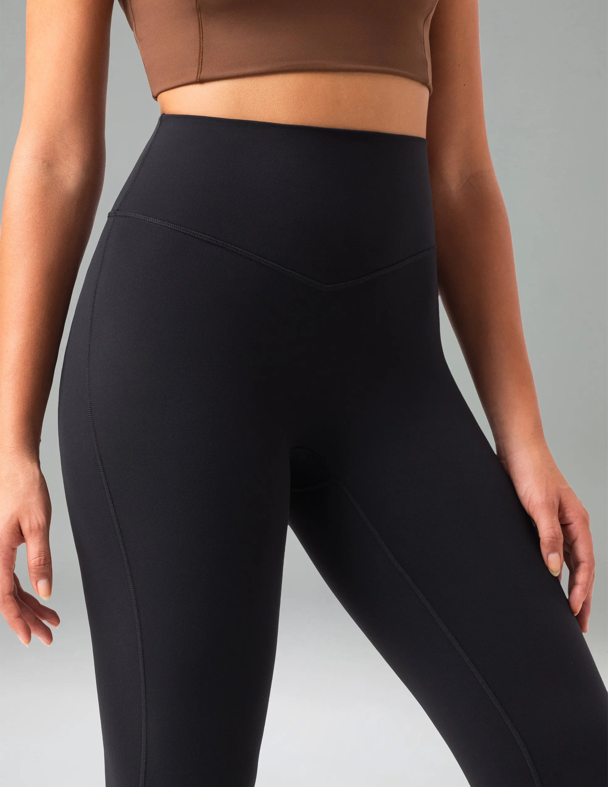 Dreamlux High Waisted No Front Seam Bootcut Leggings 31.5" w/ V-Waist sold by Colourful Koala product image thumbnail 4