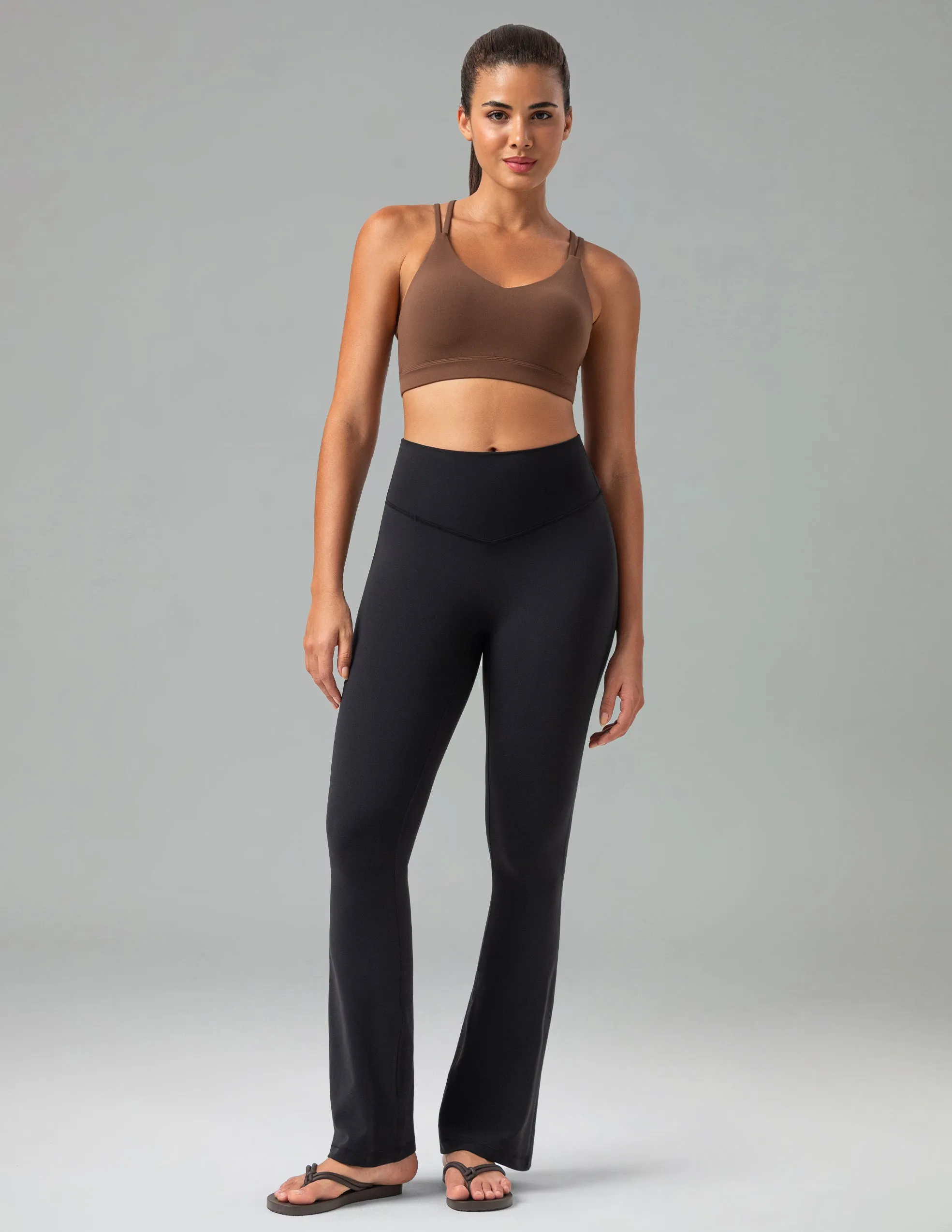 Dreamlux High Waisted No Front Seam Bootcut Leggings 29.5" w/ V-Waist sold by Colourful Koala product image thumbnail 2