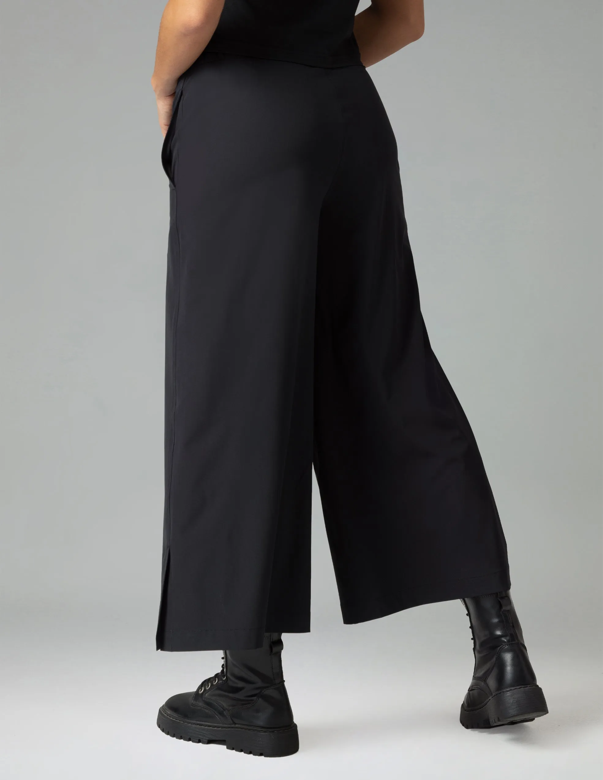 Essential High Waisted 25" Wide Leg Lounge Pants w/ Pockets sold by Colourful Koala product image thumbnail 3