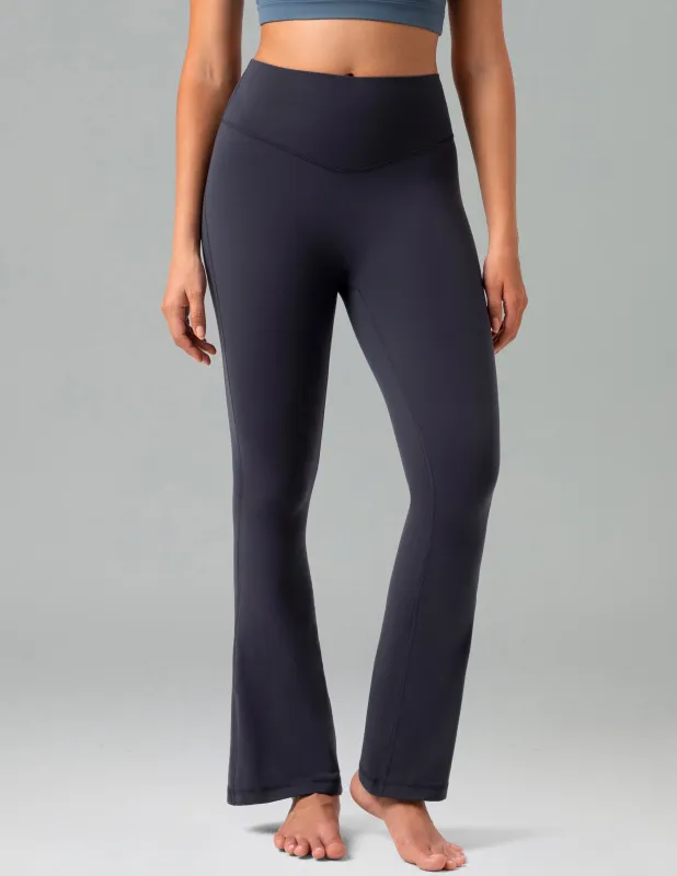Dreamlux High Waisted No Front Seam Flare Legging 27.5" sold by Colourful Koala