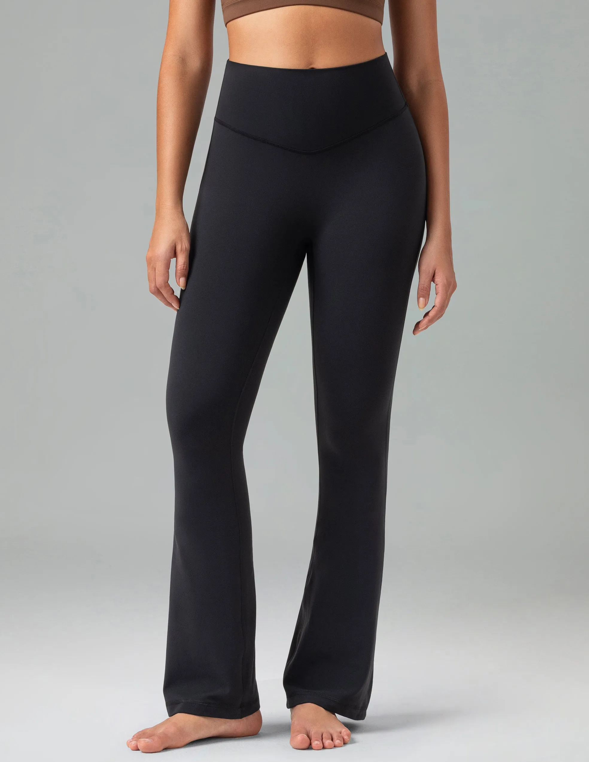Dreamlux High Waisted No Front Seam Flare Legging 29.5" - Standard sold by Colourful Koala