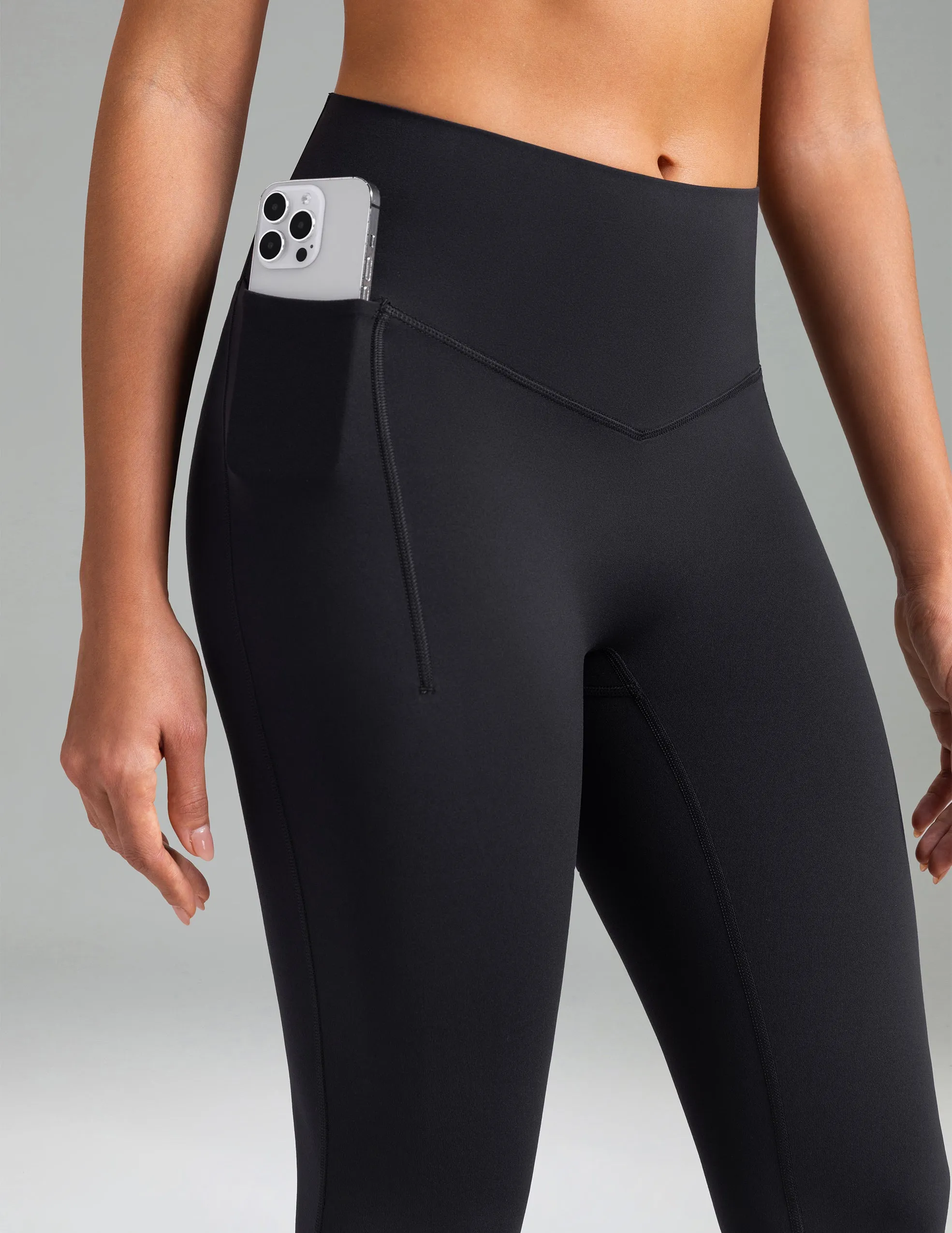 Dreamlux High Waisted No Front Seam Flare Legging w/Pockets 27.5" sold by Colourful Koala product image thumbnail 3
