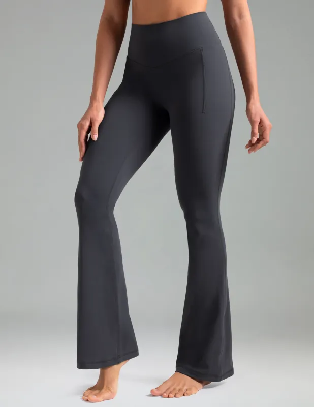 Dreamlux High Waisted No Front Seam Flare Legging w/Pockets 31.5" sold by Colourful Koala