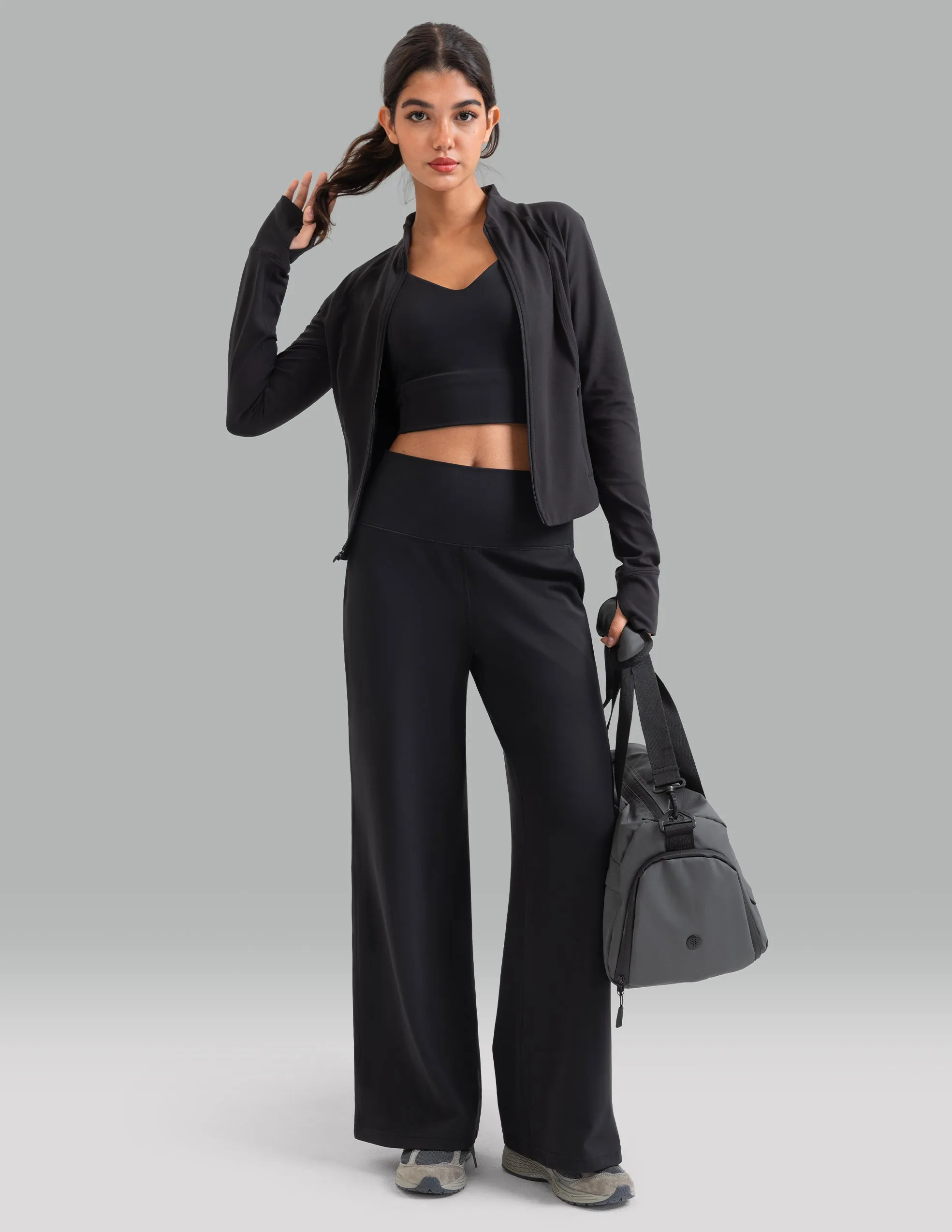 Dreamlux Wide Leg High Waisted Ultra Soft 27.5" Daily Pant - Petite sold by Colourful Koala product image thumbnail 4