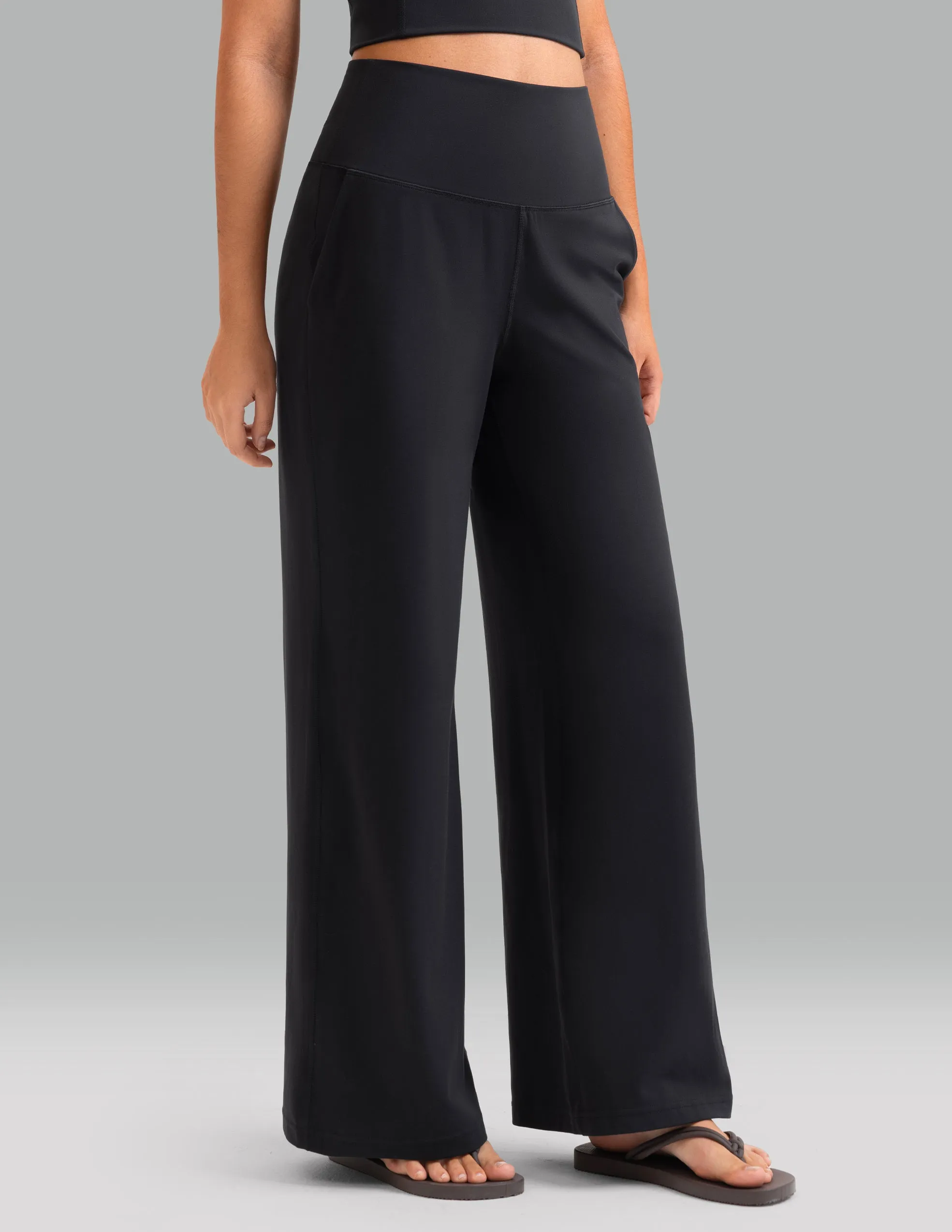Dreamlux Wide Leg High Waisted Ultra Soft 29.5" Daily Pant - Standard sold by Colourful Koala