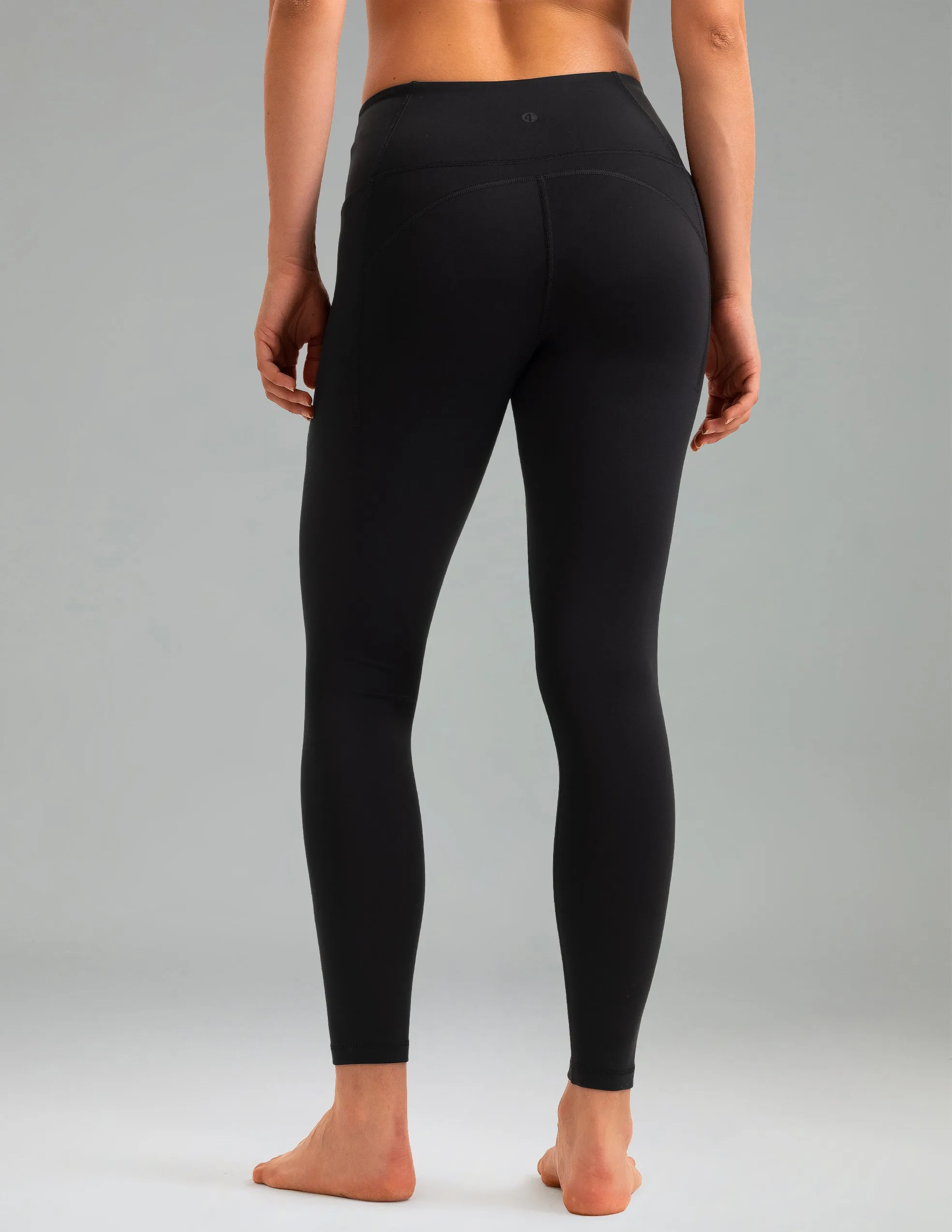 Fleece Lined No Front Seam 26.5" Thermal Leggings w/ Pockets sold by Colourful Koala product image thumbnail 3