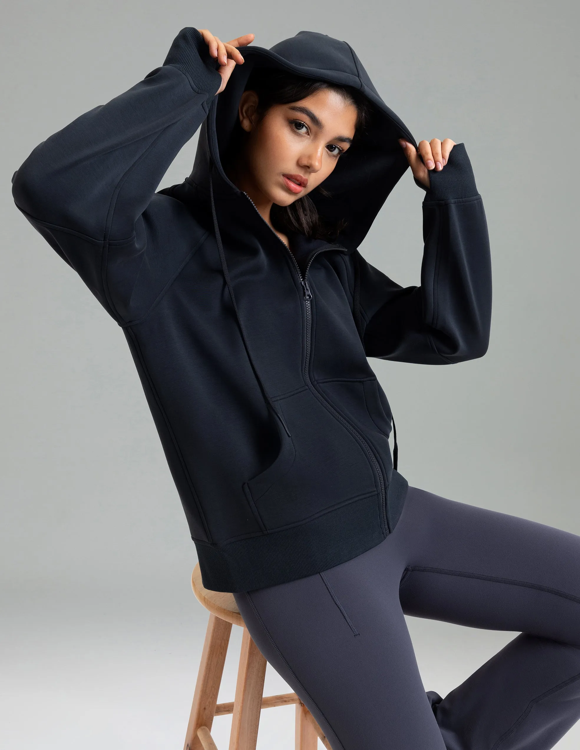 Velvra Modal Plush Soft Fleece Pullover w/ Kangaroo Pocket sold by Colourful Koala product image thumbnail 5