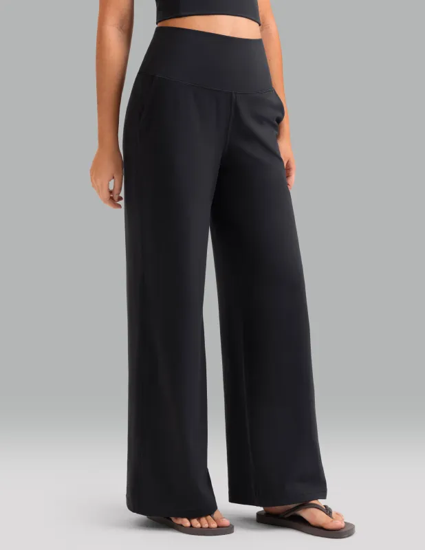 Dreamlux Wide Leg High Waisted Ultra Soft 27.5" Daily Pants - Petite sold by Colourful Koala