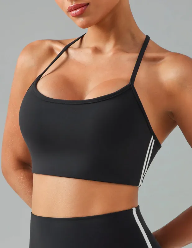 Dreamlux Y-Back Adjustable Sports Bras w/ Side Stripes sold by Colourful Koala