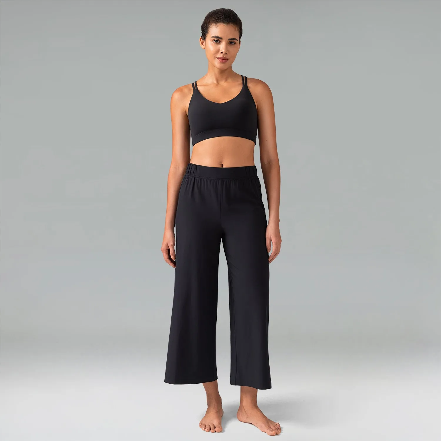 Dreamlux V-Neck Strappy Back Workout Bras – Light Support sold by Colourful Koala product image thumbnail 3