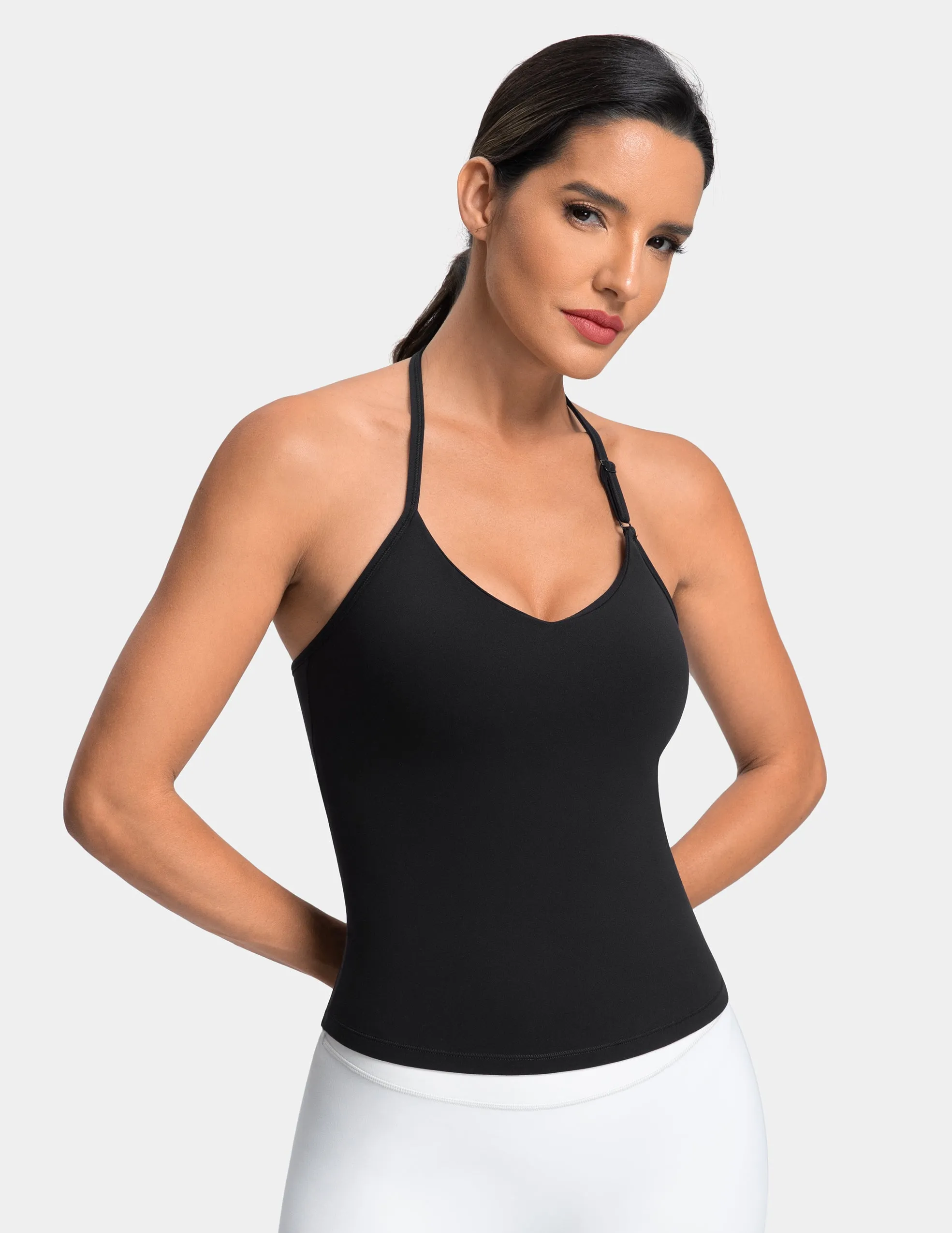 Dreamlux Halter Yoga Crop Top sold by Colourful Koala product image thumbnail 2