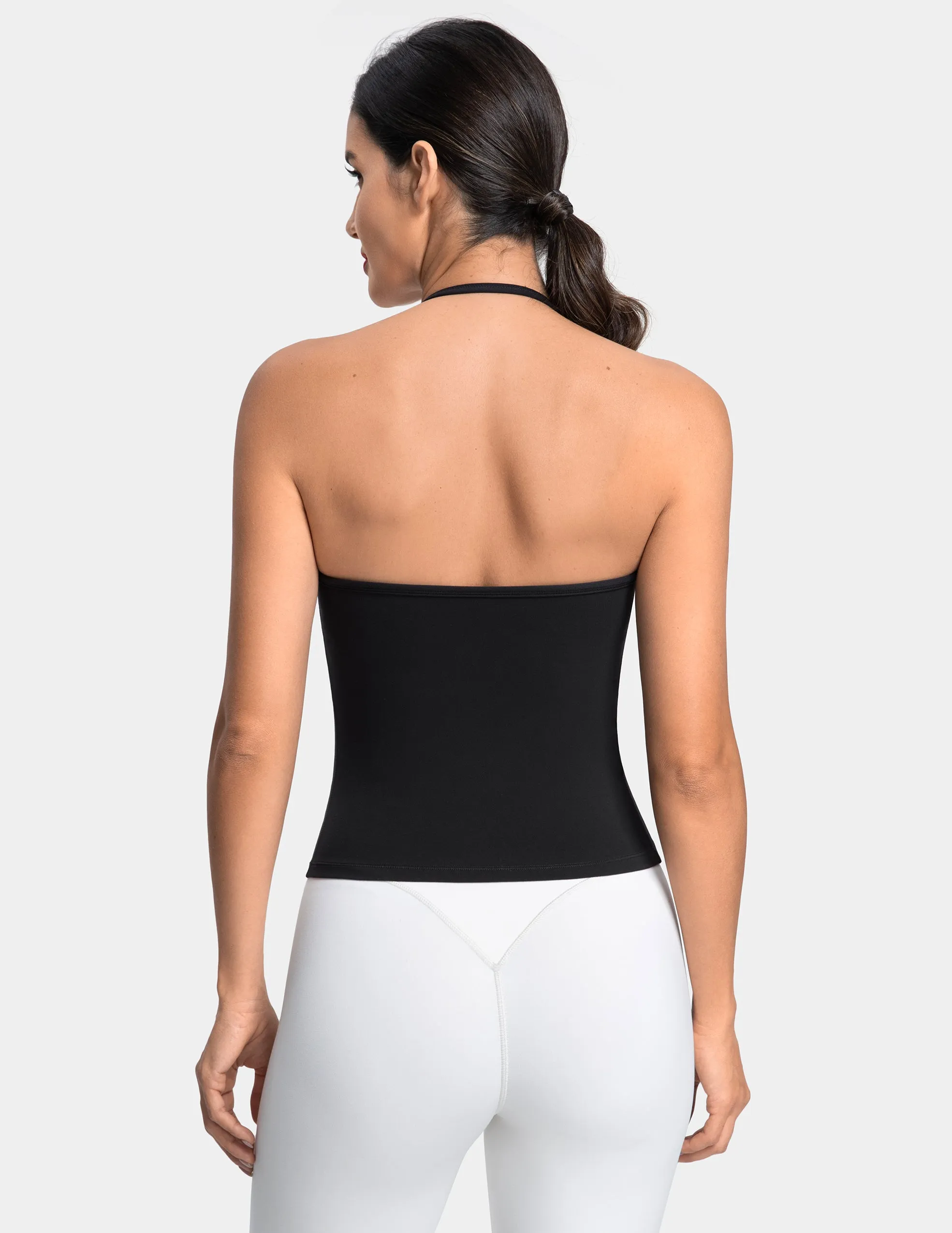 Dreamlux Halter Yoga Crop Top sold by Colourful Koala product image thumbnail 3