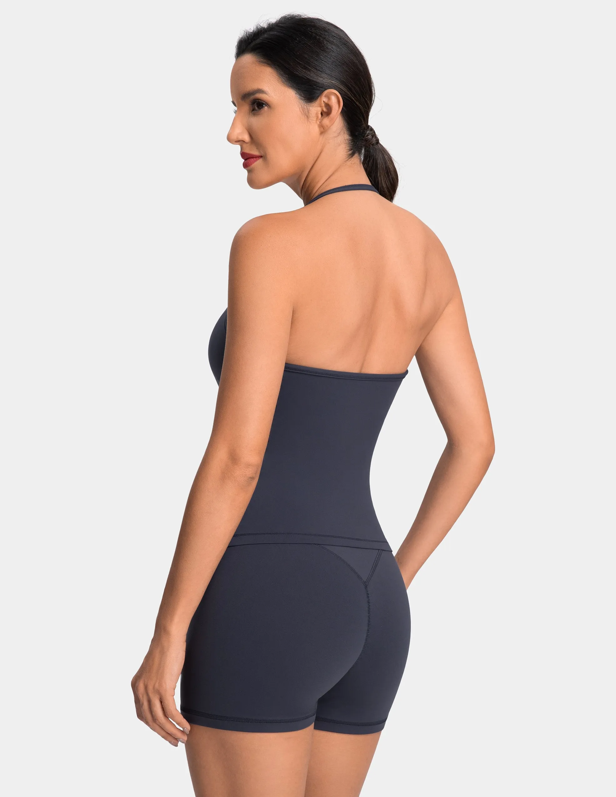 Dreamlux Halter Yoga Crop Top sold by Colourful Koala product image thumbnail 5
